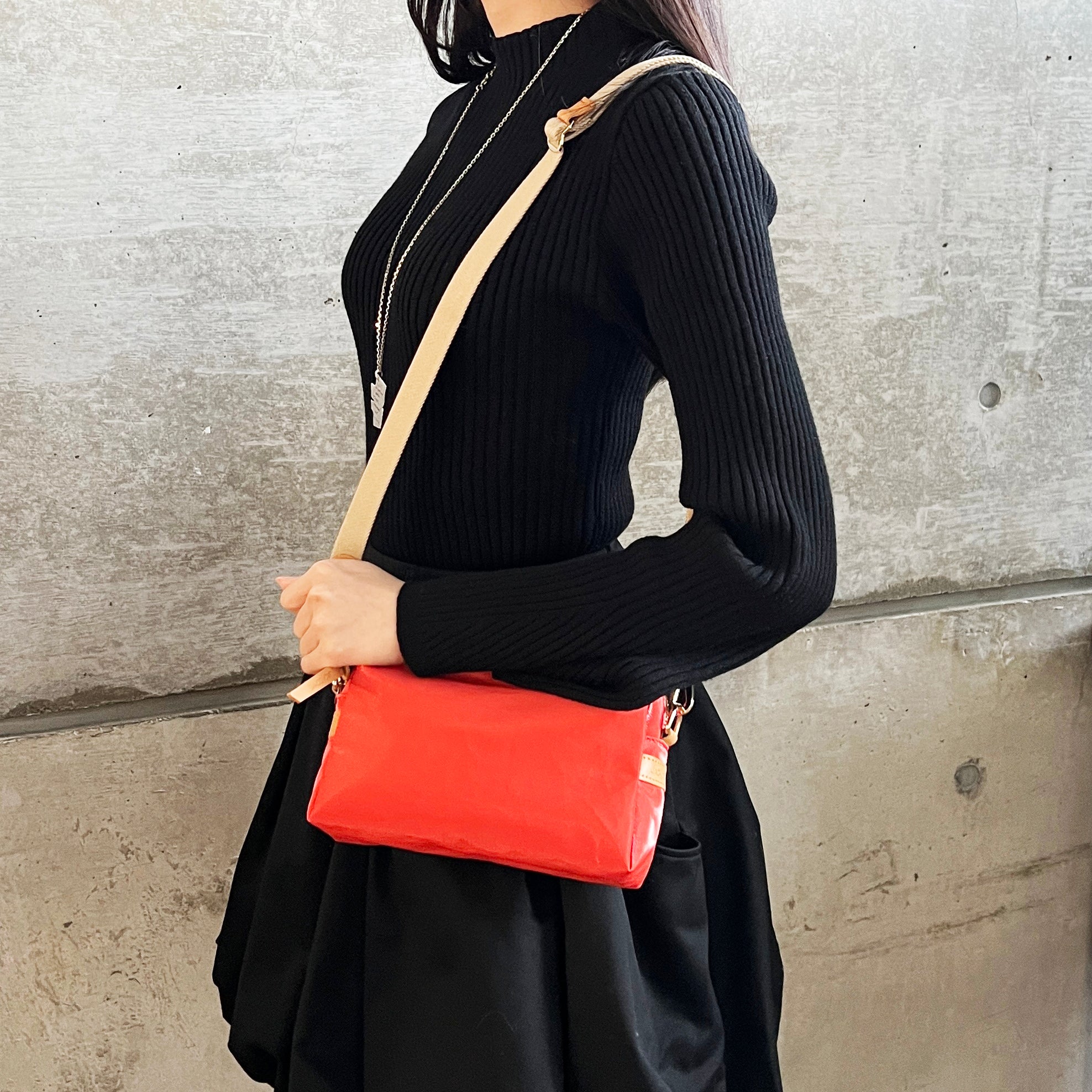 Jack Gomme ジャック・ゴム 【MINI】 ATELIER LIN ショルダーバッグ TOMATO