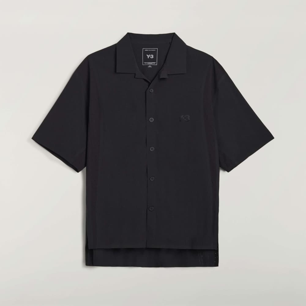 Y-3 ULTRALIGHT WOVEN SHIRT / Y-3 ウルトラライト ウーブン シャツ KF6044 : BLACK KS2645 : AURORA IVY
