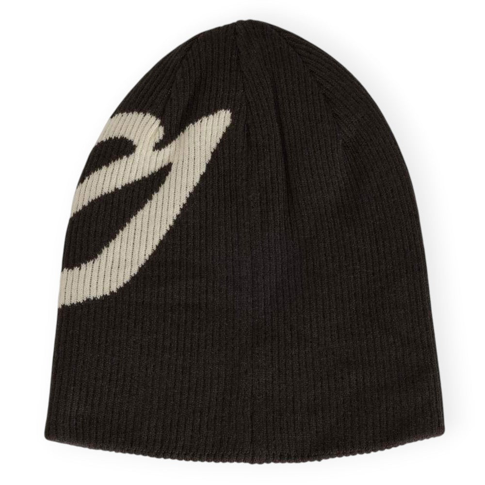 Y-3 GRAPHIC LOGO BEANIE / Y-3 グラフィック ロゴ ビーニー KS8154 : BLACK/CREAM WHITE