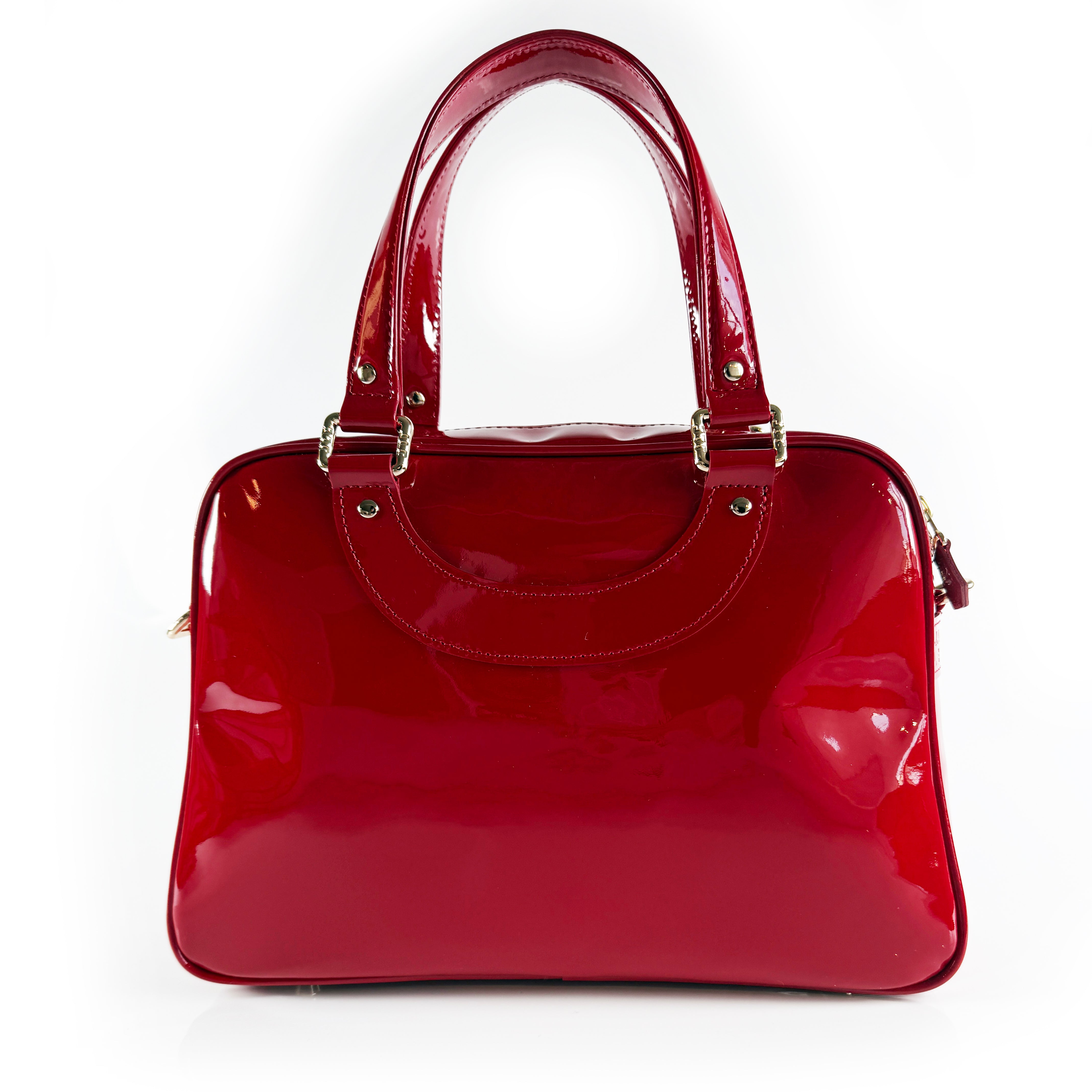 Jacques Le Corre ジャックルコー 【LISBON】 リスボン MINI 2way バッグ エナメル RED
