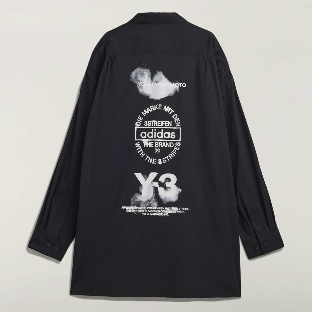 Y-3 GRAPHIC SHIRT KD2442 : BLACK