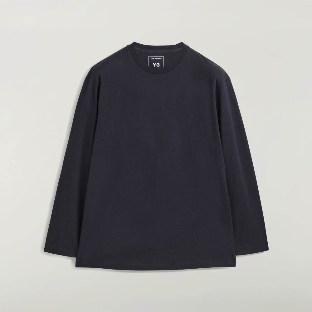 Y-3 GRAPHIC LONG SLEEVE TEE
