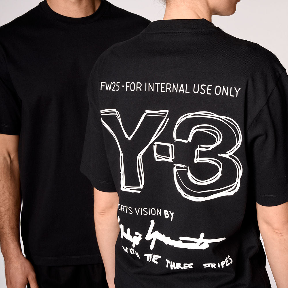 Y-3 SHORT SLEEVE TEE