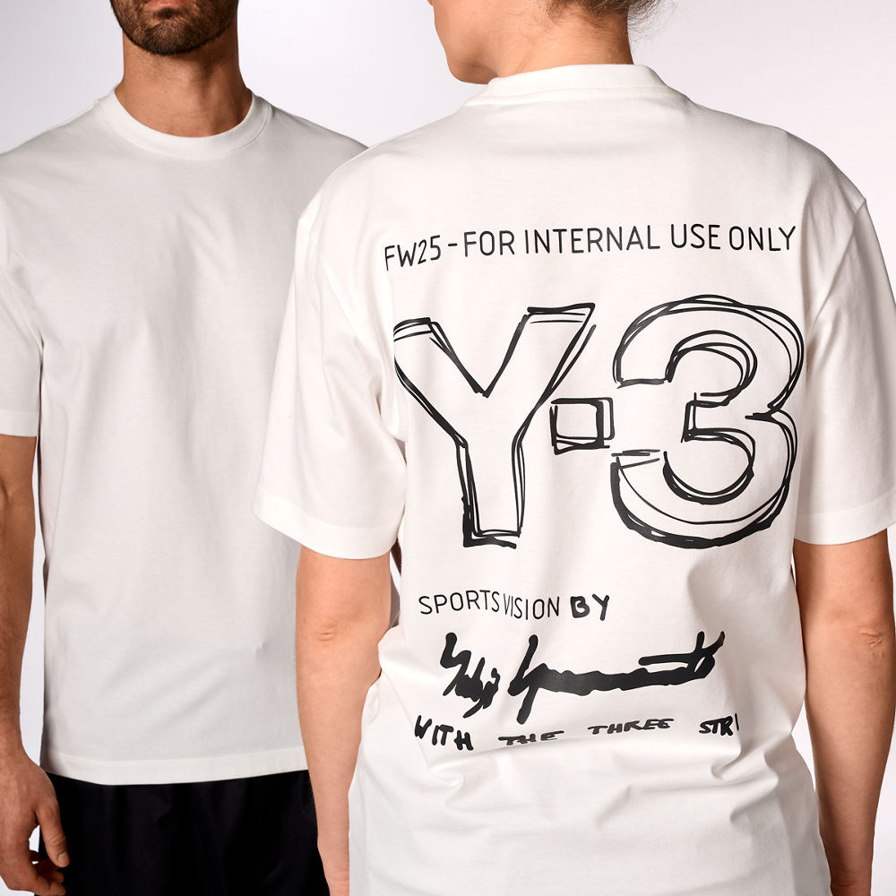 Y-3 SHORT SLEEVE TEE
