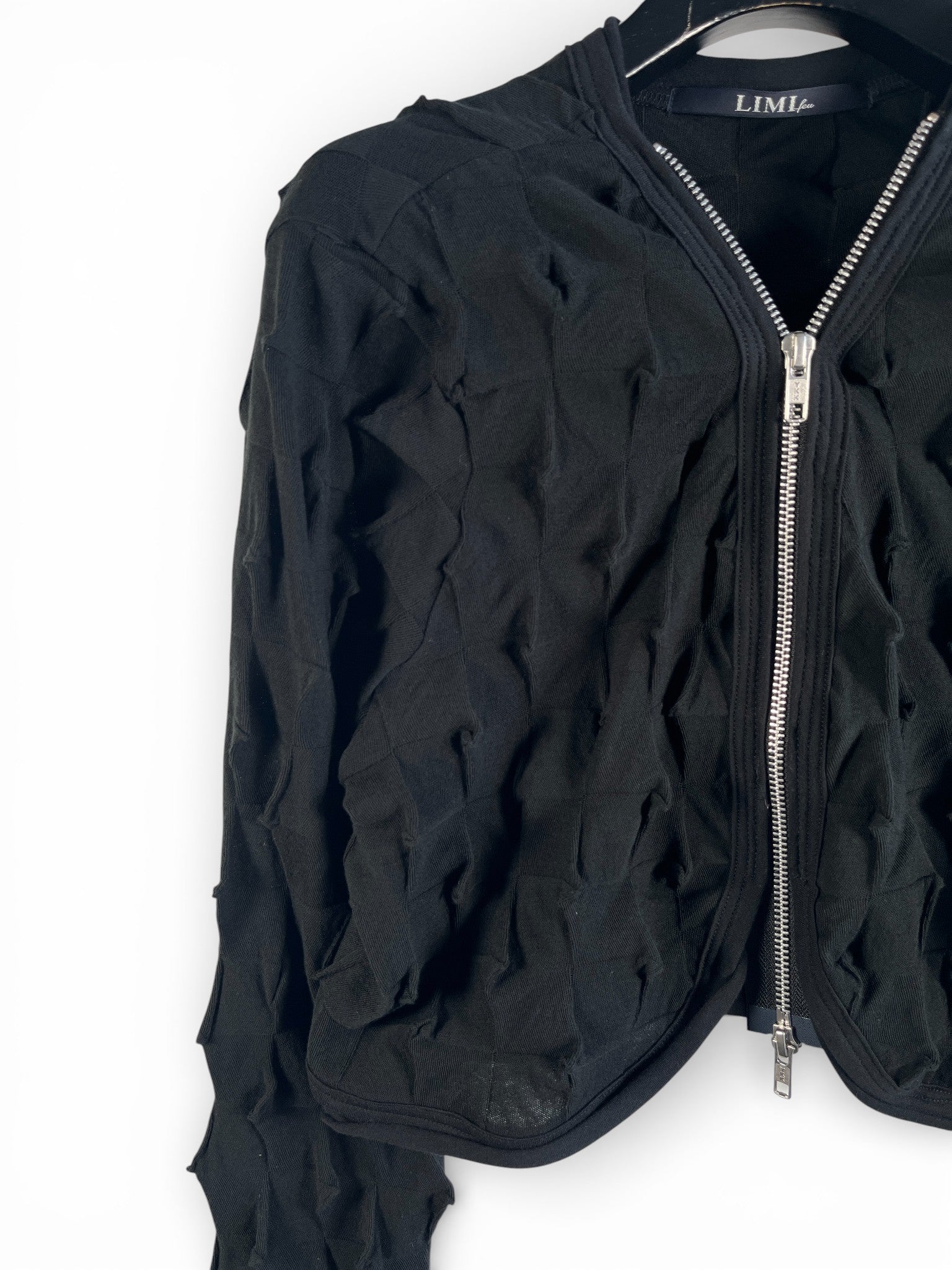 LIMI feu 3D LINK STITCH ROUND HEM BOLERO ラウンドヘムボレロ LK-T11-033-1-02