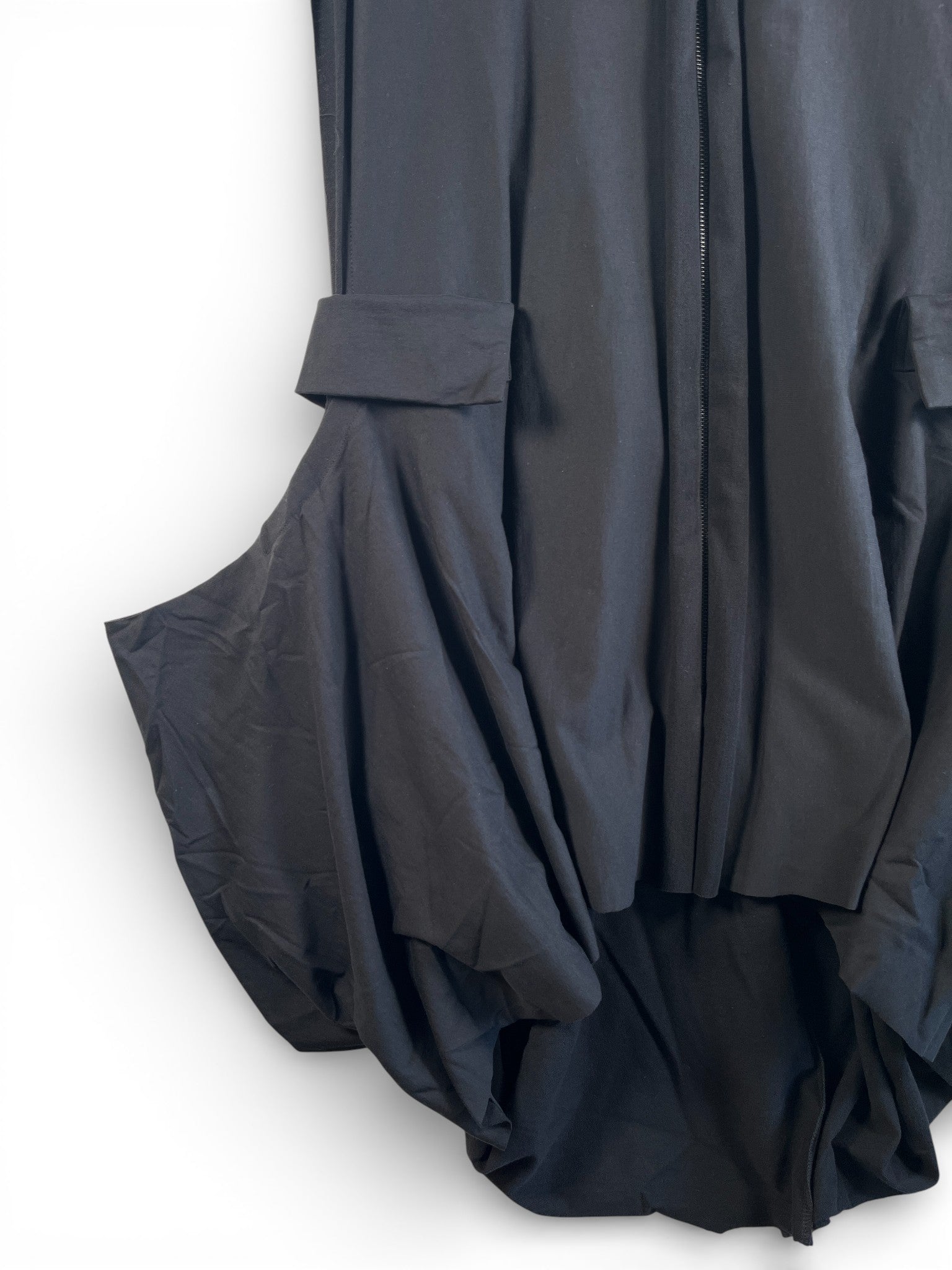 LIMI feu COTTON FRENCH TERRY DRAPE DETAIL DRESS ドレープワンピース LK-T63-046-1-02