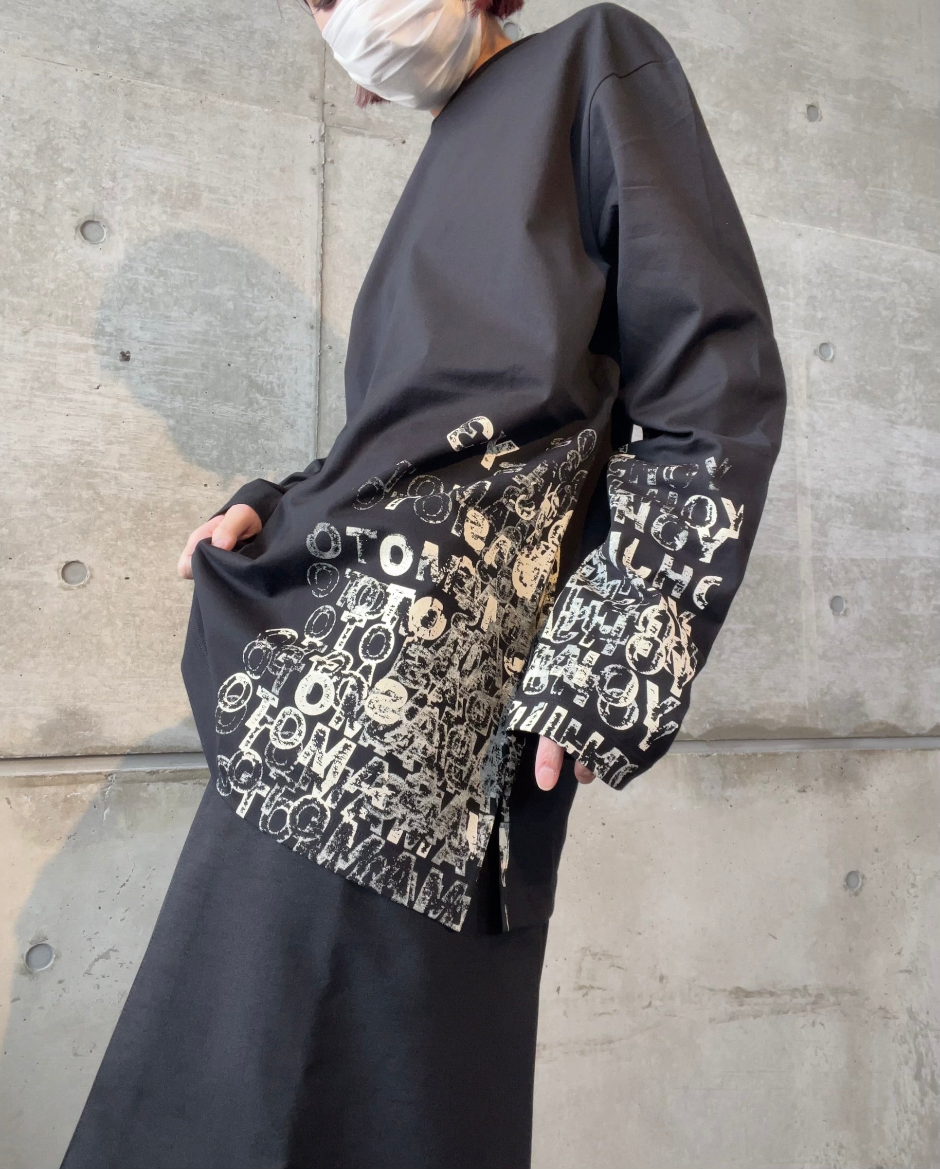Y-3 GFX LONG SLEEVE TEE
