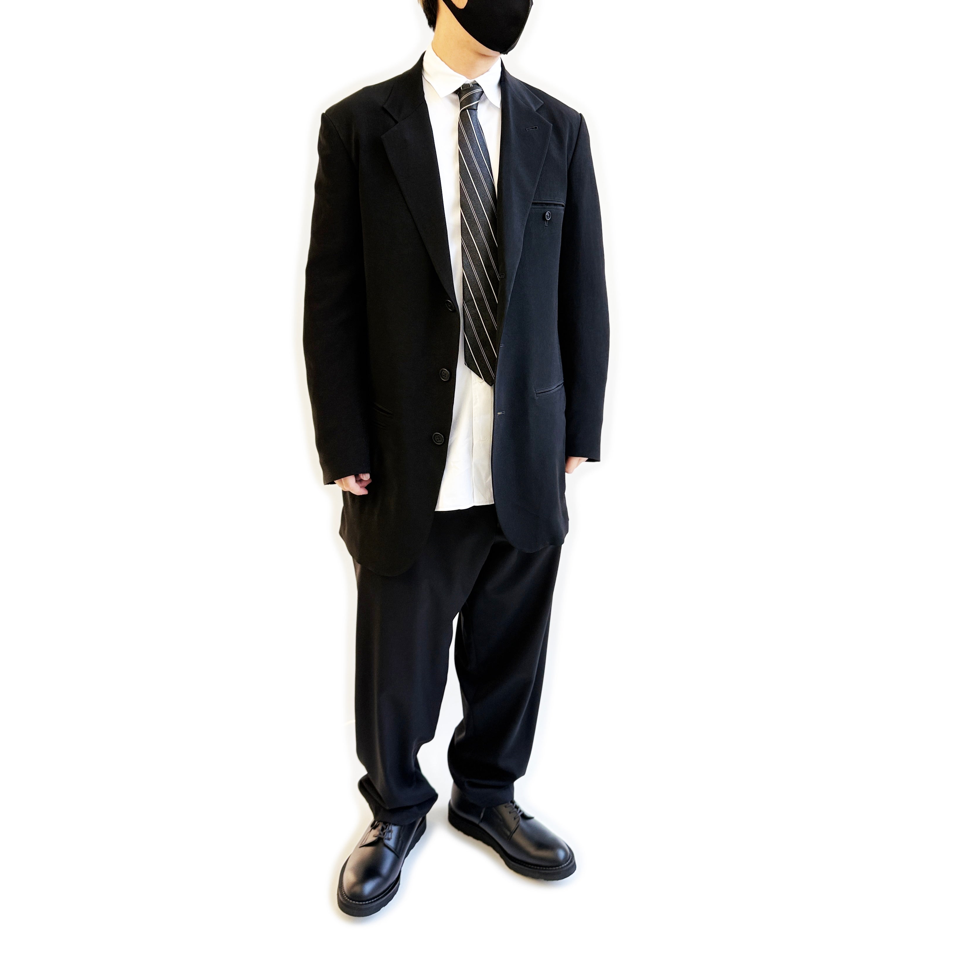 Y's for men TA TUXEDO JACKET WITH DOUBLE RIMMED POCKET J05-500-1-02