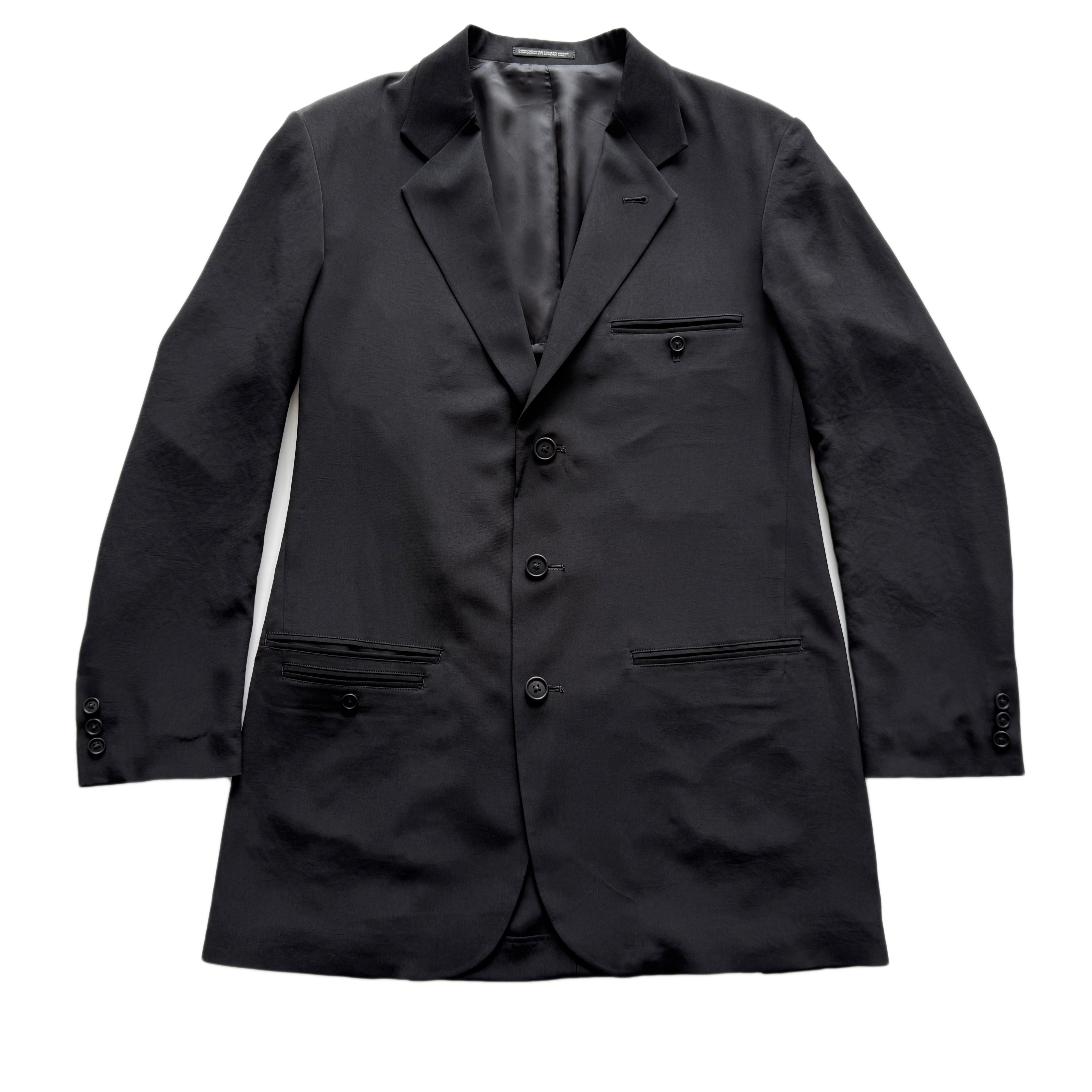 Y's for men TA TUXEDO JACKET WITH DOUBLE RIMMED POCKET J05-500-1-02