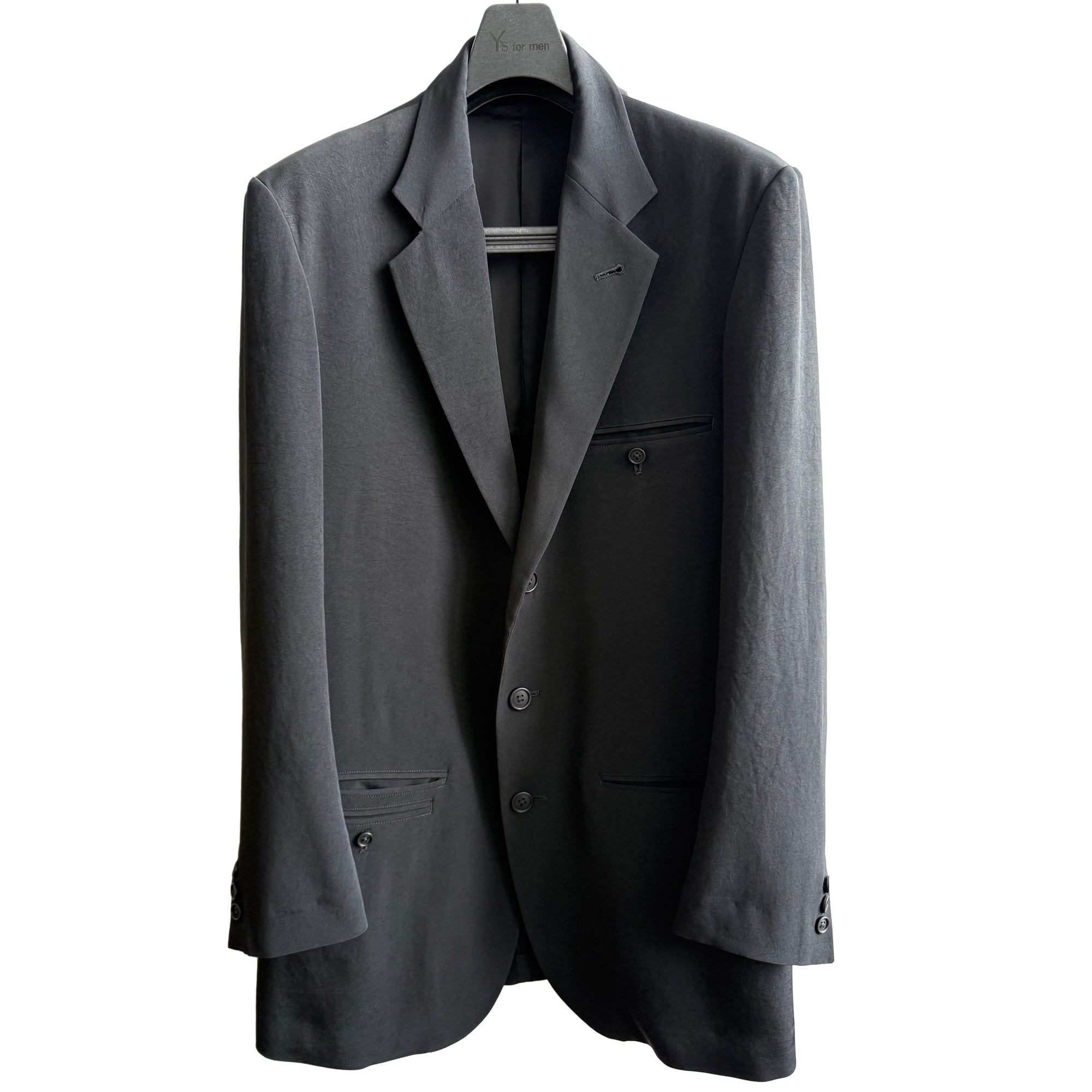 Y's for men TA TUXEDO JACKET WITH DOUBLE RIMMED POCKET J05-500-1-02