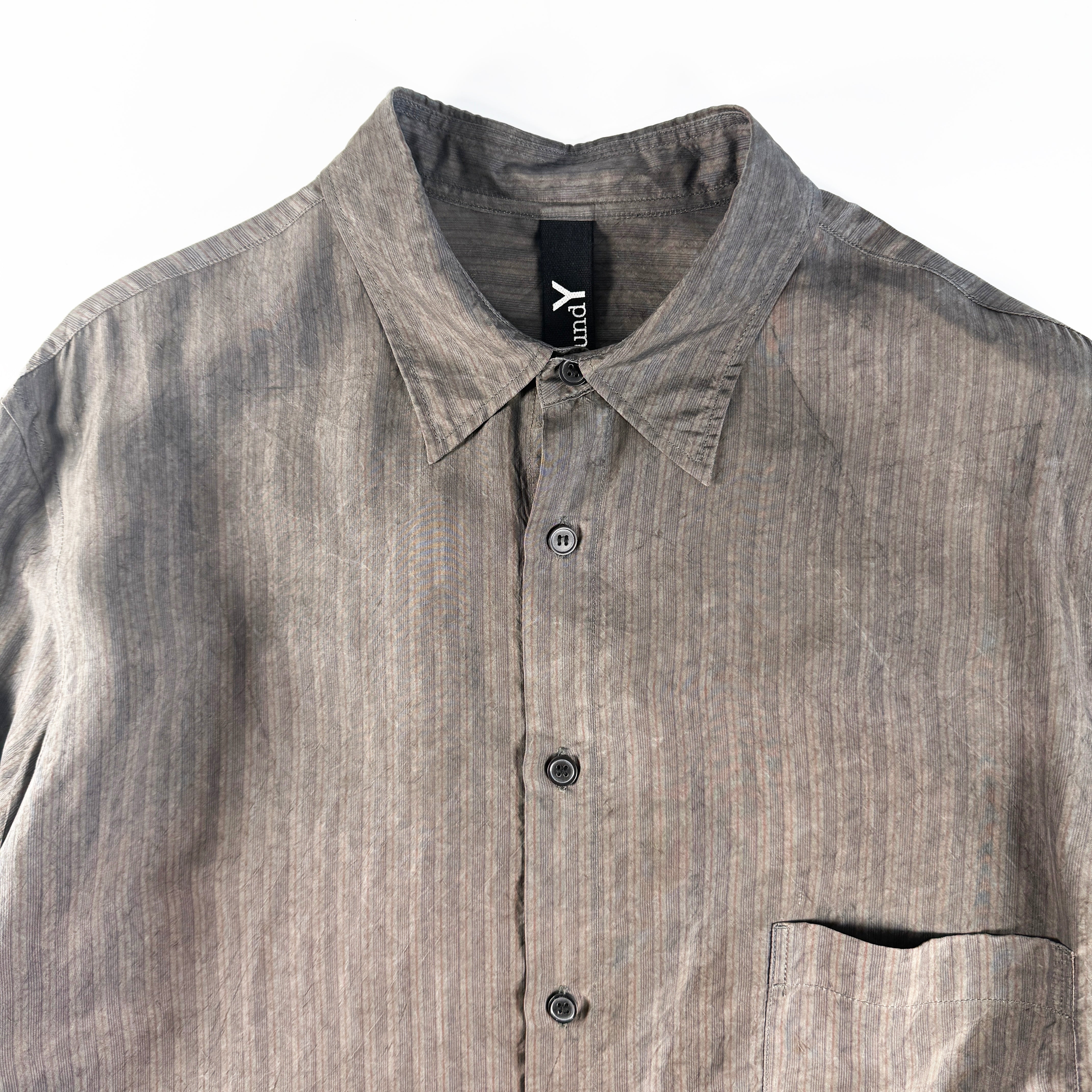 GroundY グラウンドワイ キュプラシャツ_GO-B03-201-1