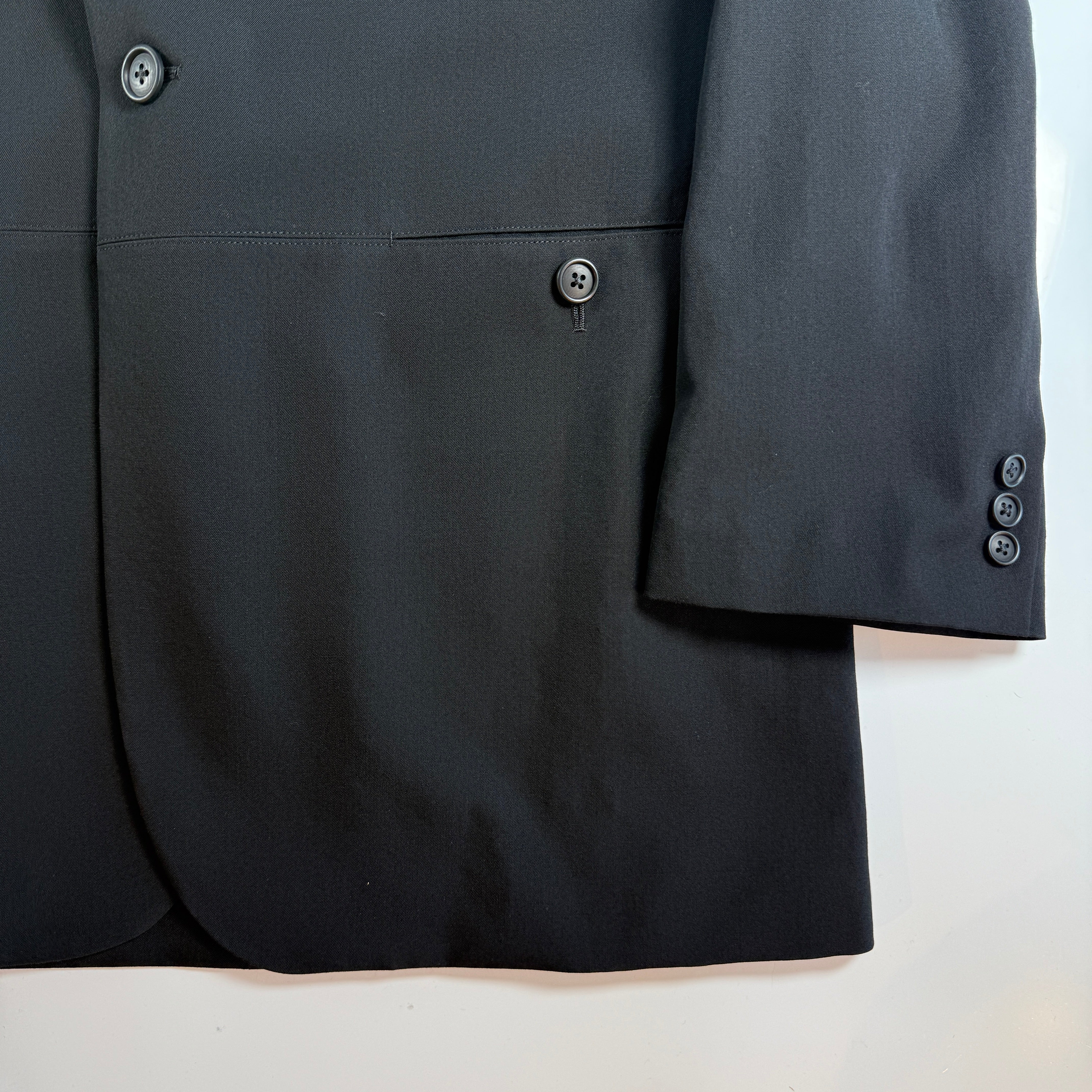 Y's for men WOOL GABARDINE PARALLEL PANELED JACKET J02-100-2