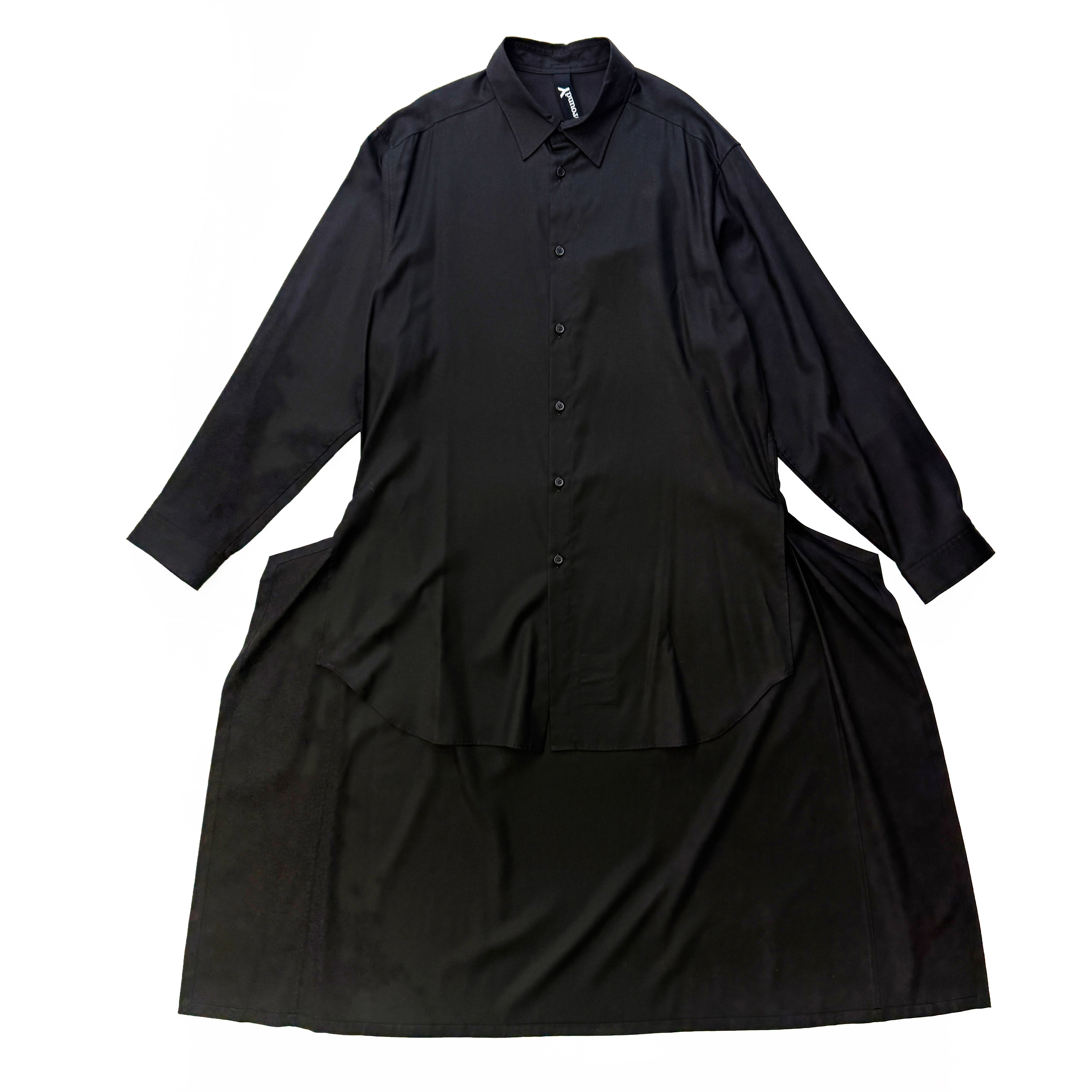 TR VIYELLA BACK LONG SHIRT ヴィエラバックロングシャツ GM-B04-209-1-03