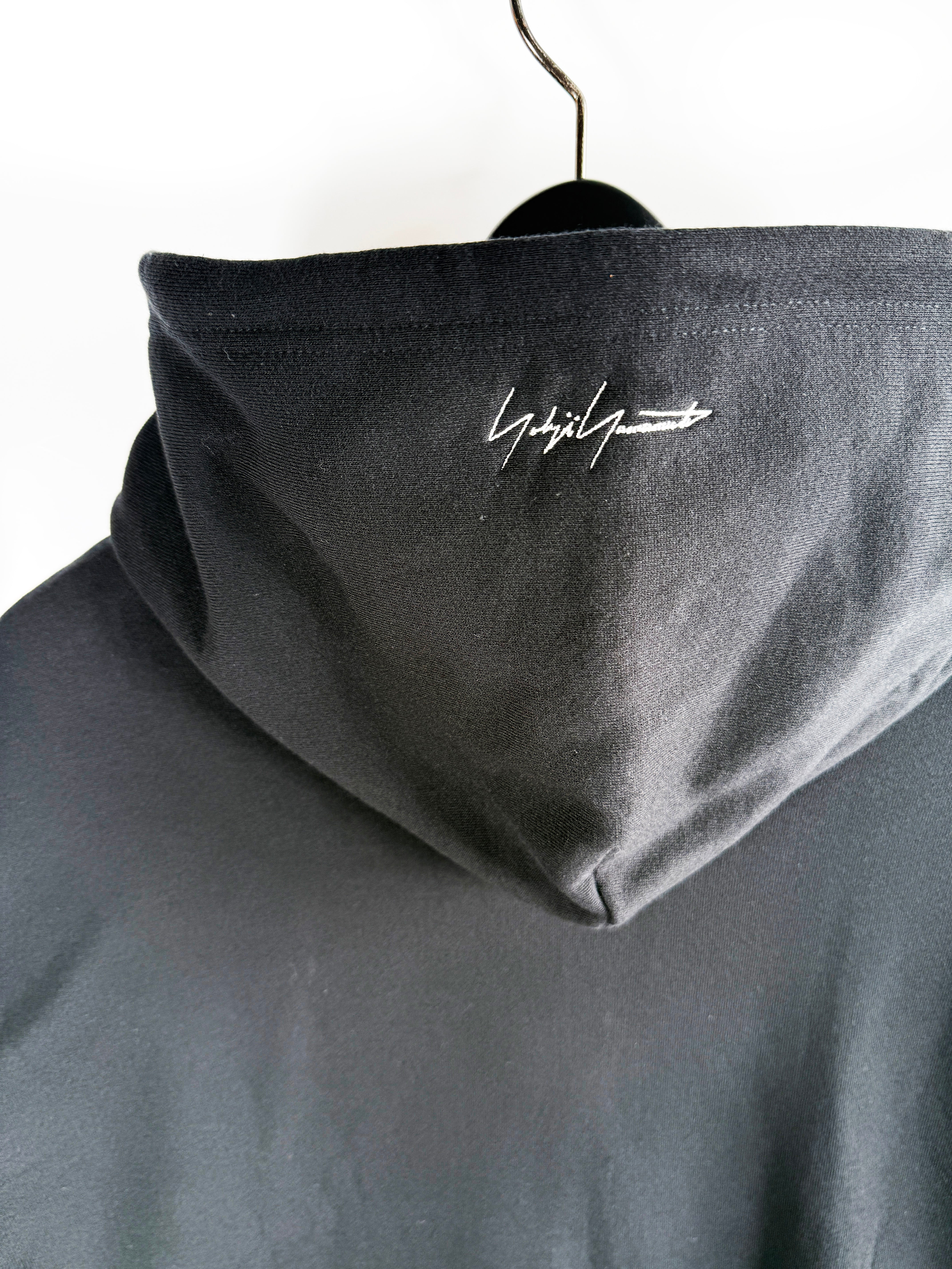 YohjiYamamotopour HOMME 30/10 FRENCH TERRY LOGO HOODIEヨウジヤマモトプールオムパーカーHK-T11-081-1-03