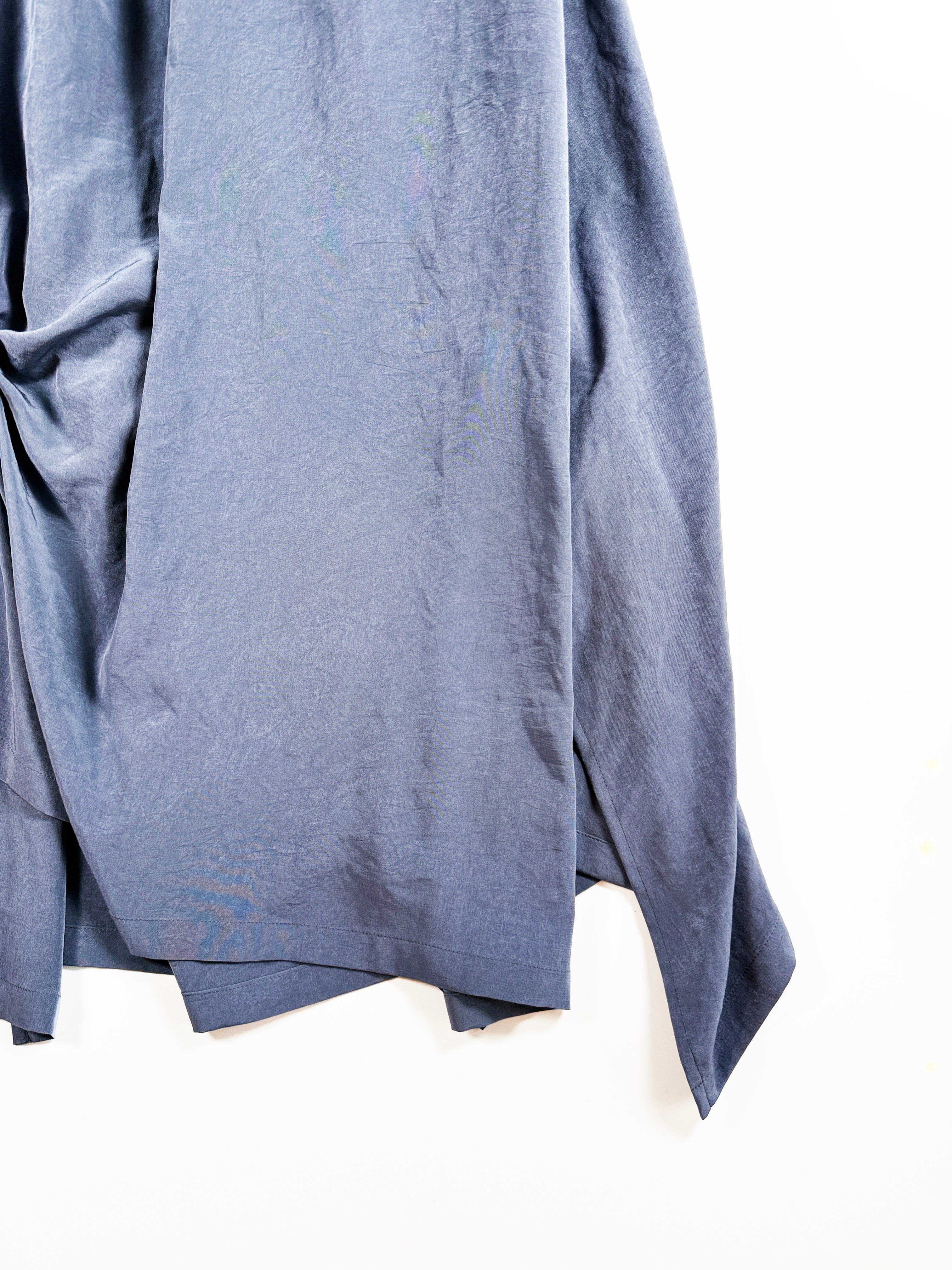 Y's CREPE de CHINE CIRCLE GATHERED SKIRTクレープデシンサークルギャザースカート YM-S03-500-2-01