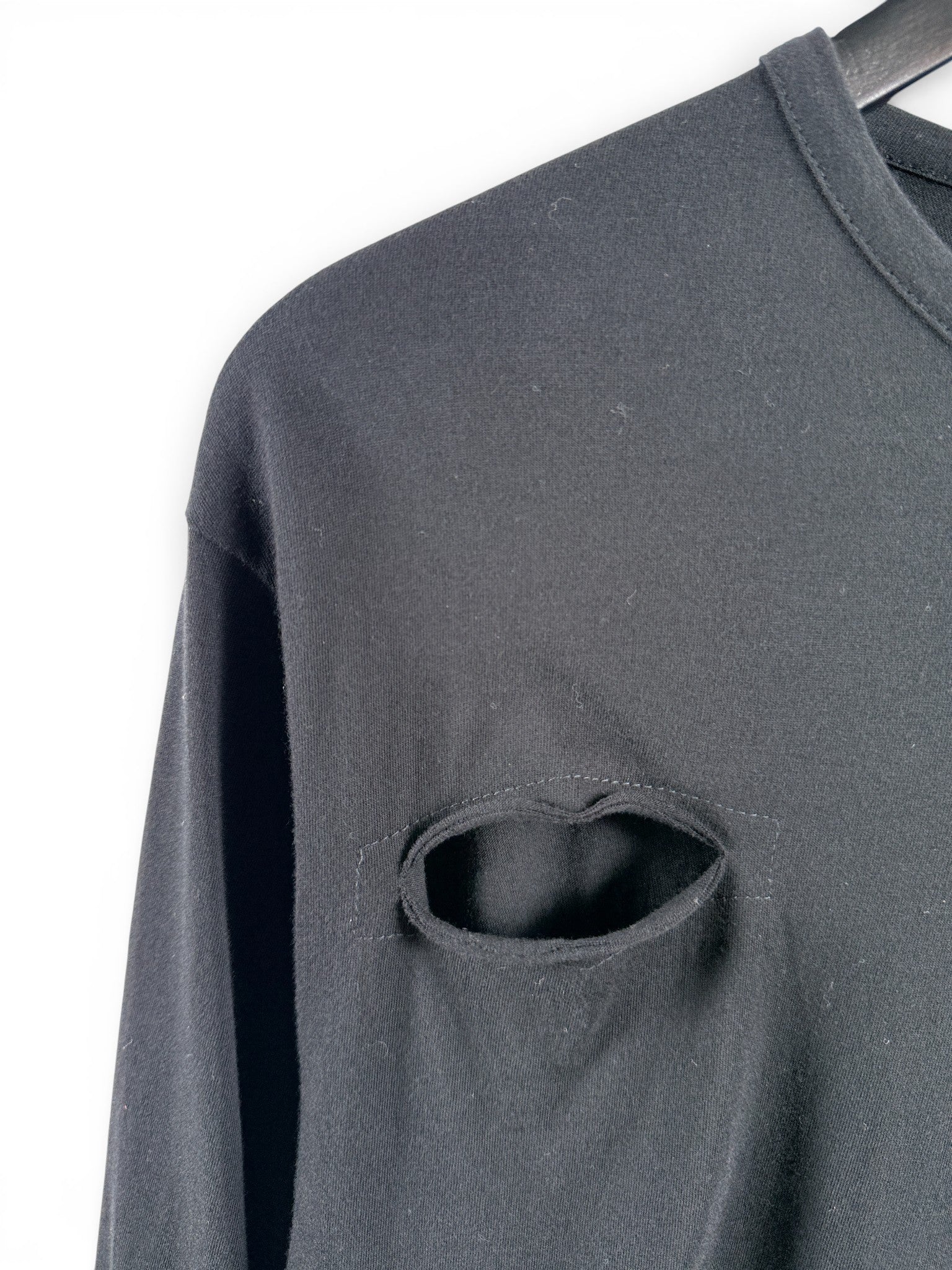 YohjiYamamotoPour HOMME COMBED SINGLE JERSEY DETAIL S SLEEVET T HP-T24-079-1-03