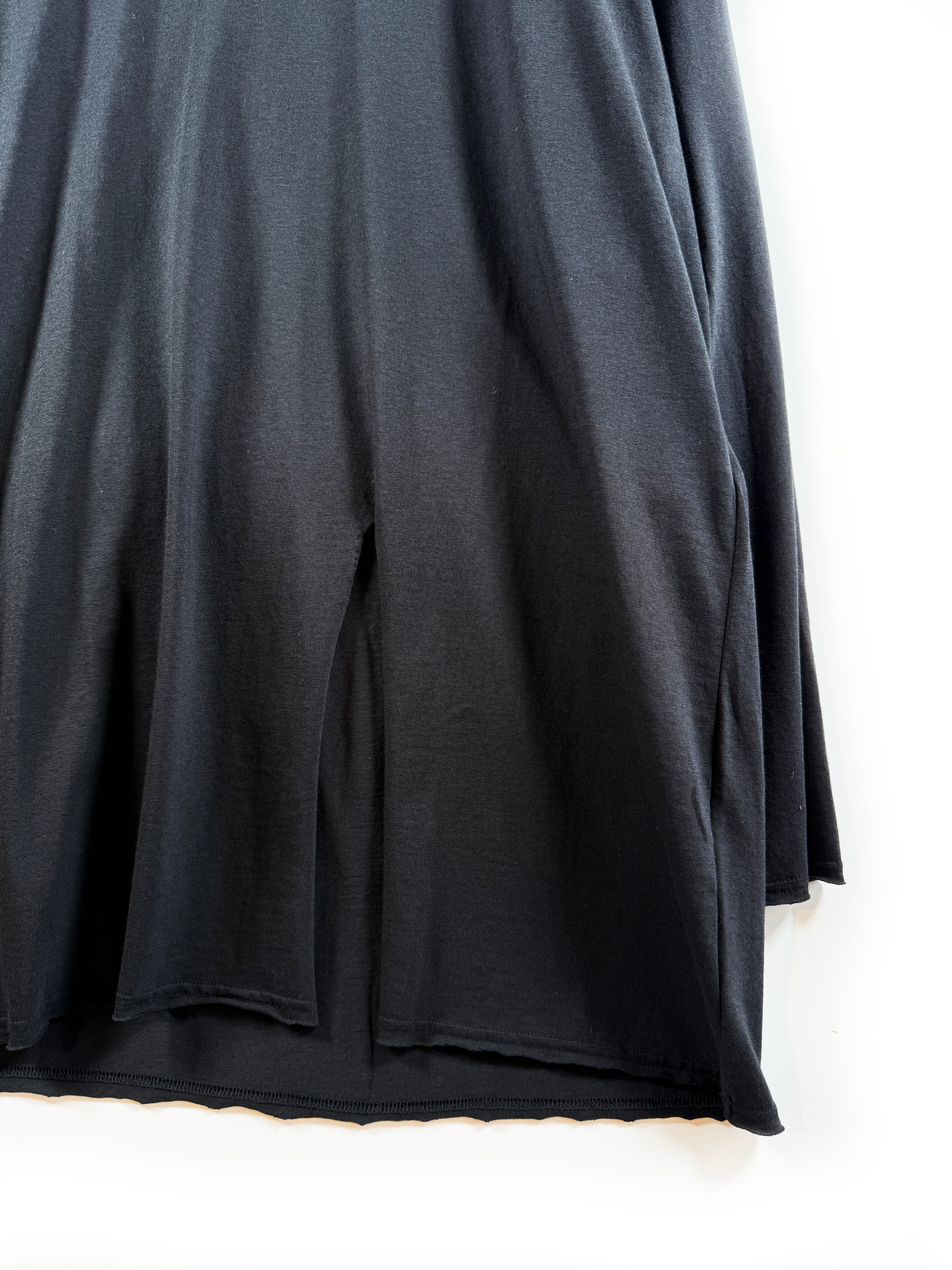 Yohjiyamamoto pour homme WOOL MIX SINGLE JERSEY SLIT ROUND NECK T スリットラウンドネックTシャツ HL-T11-074-2-03