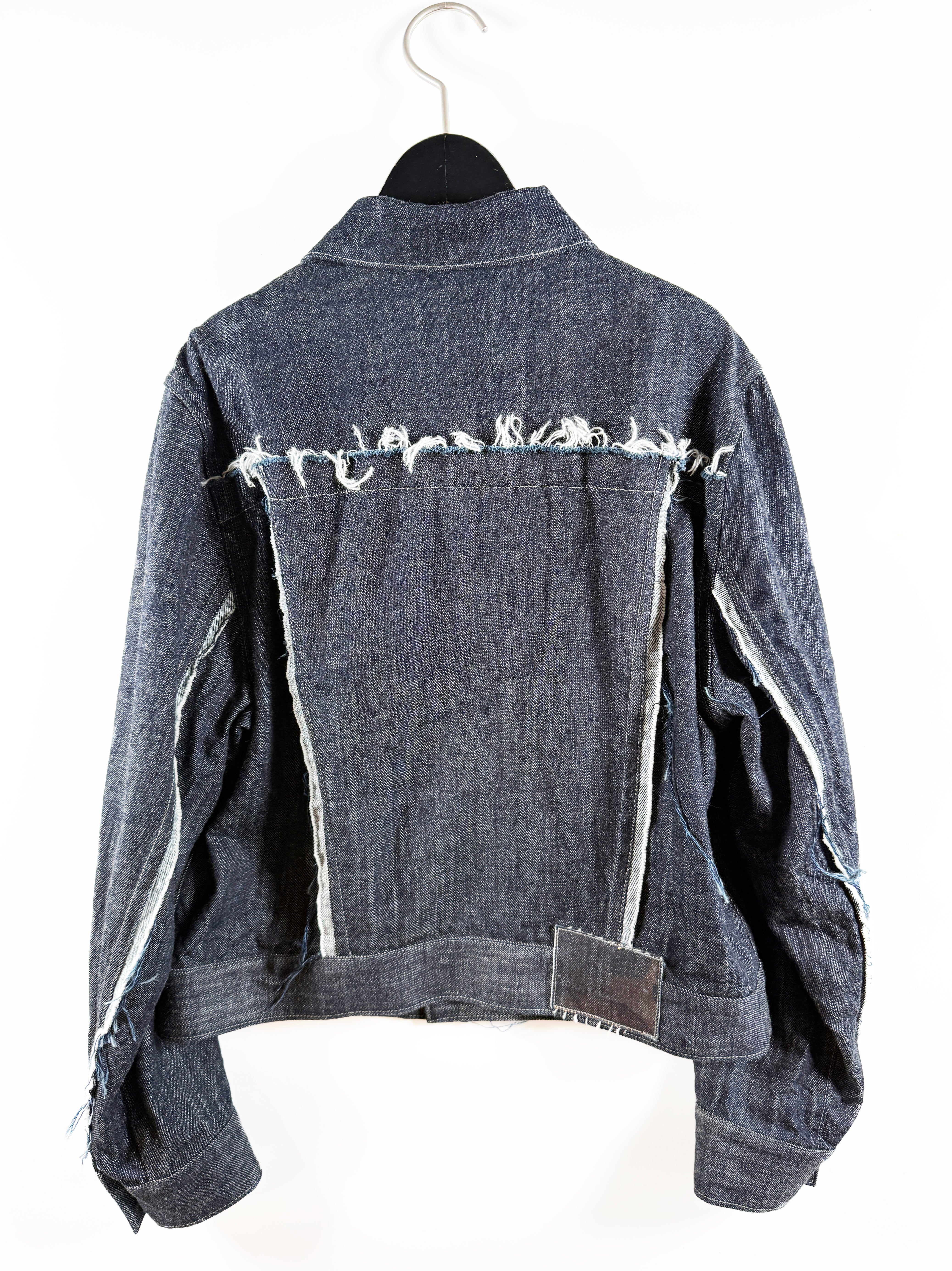 Y's Vintage 1.2 8OZ UNTRIMMED PANEL DENIM JACKETパネルデニムジャケット YM-Y01-028-1-02