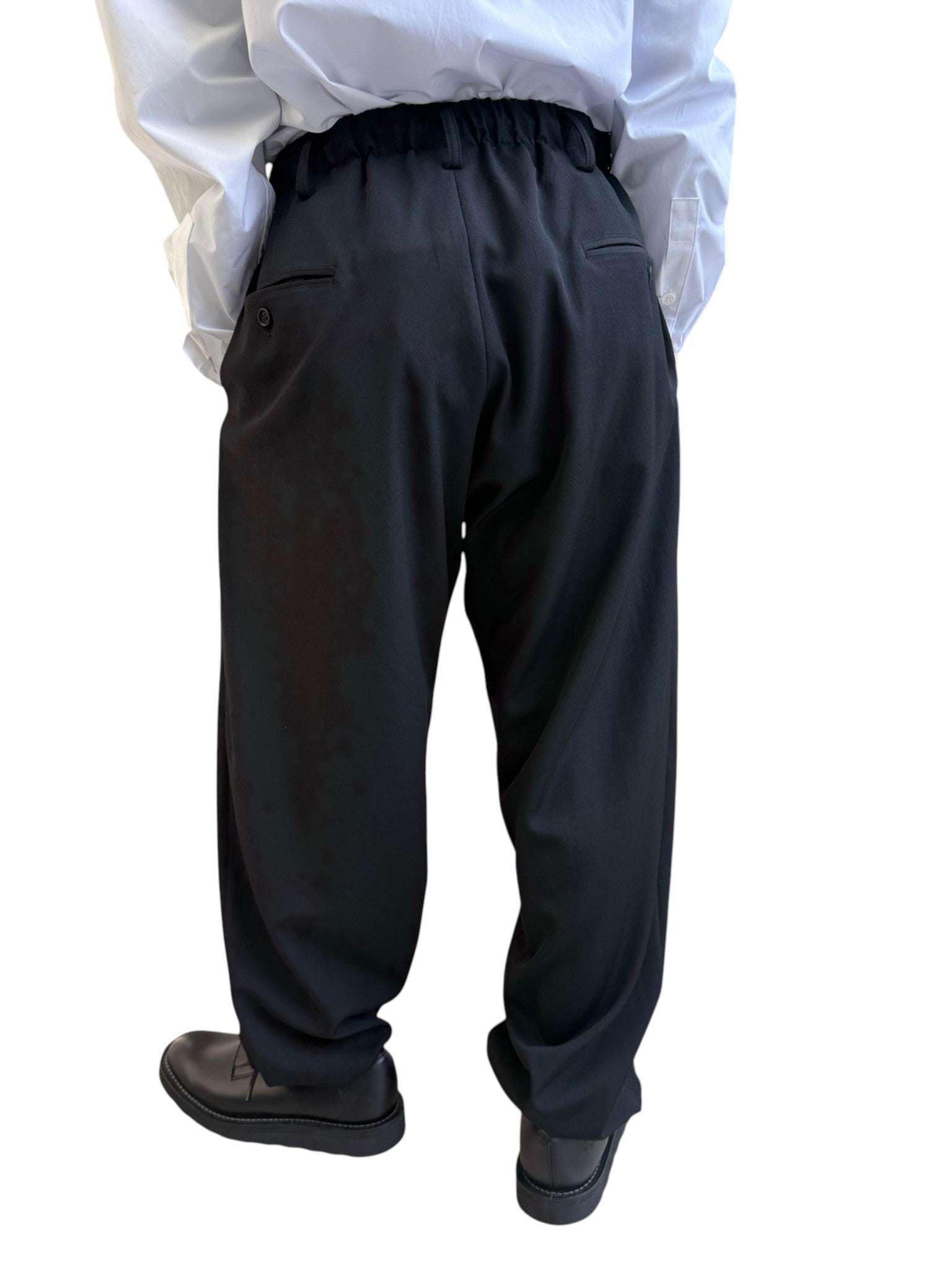 Y’sformen WOOL GABARDINE WAIST STRING PANTウールギャバジン ウエスト紐パンツ