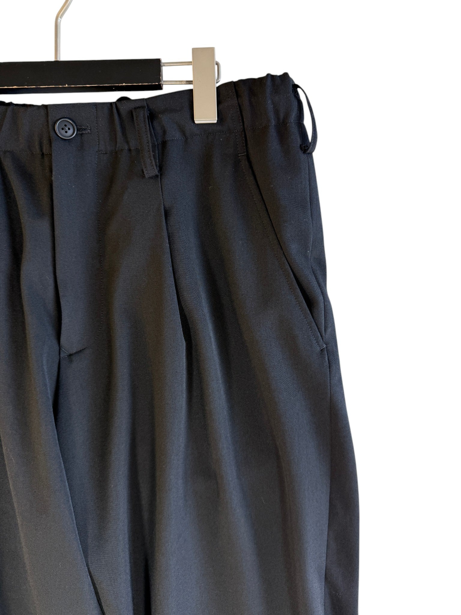 Y’sformen WOOL GABARDINE WAIST STRING PANTウールギャバジン ウエスト紐パンツ