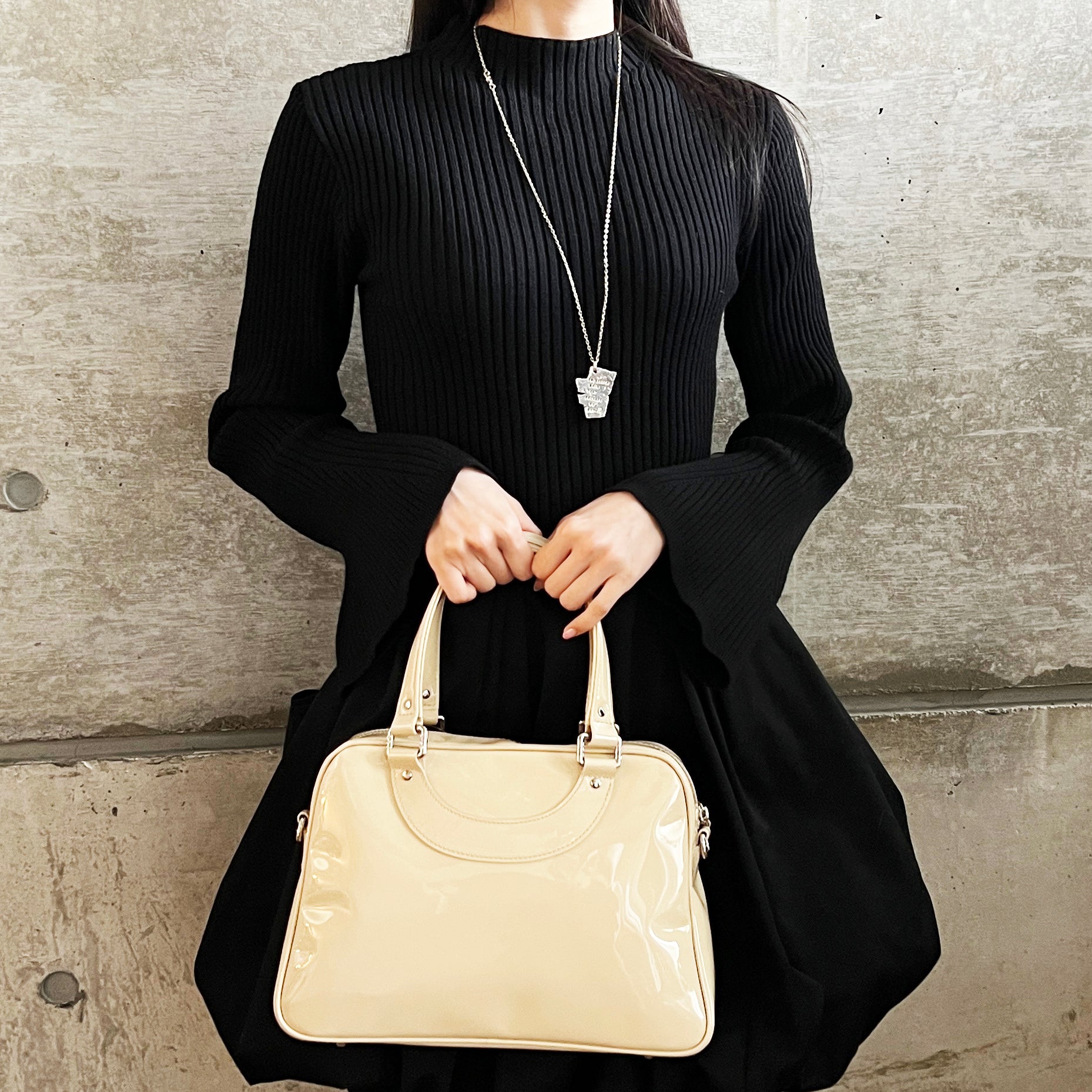 Jacques Le Corre ジャックルコー 【LISBON】 リスボン MINI 2way バッグ BEIGE