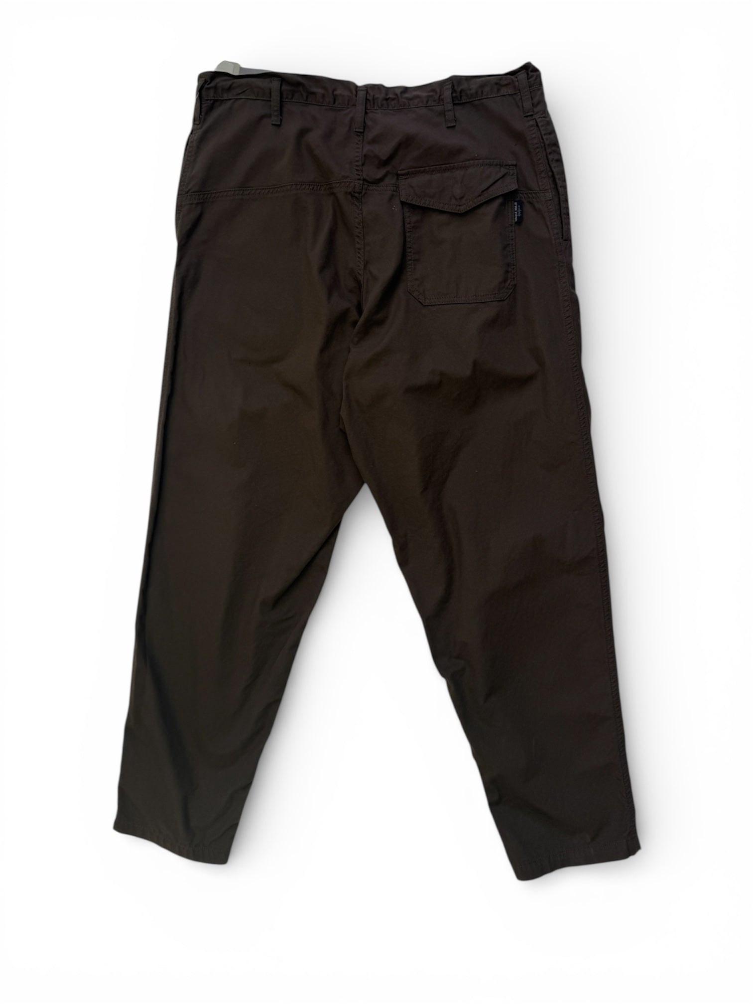 BLACK SCANDAL OXFORD NO-TUCK WAIST STRING WORK PANTS HP-P97-041-2-03