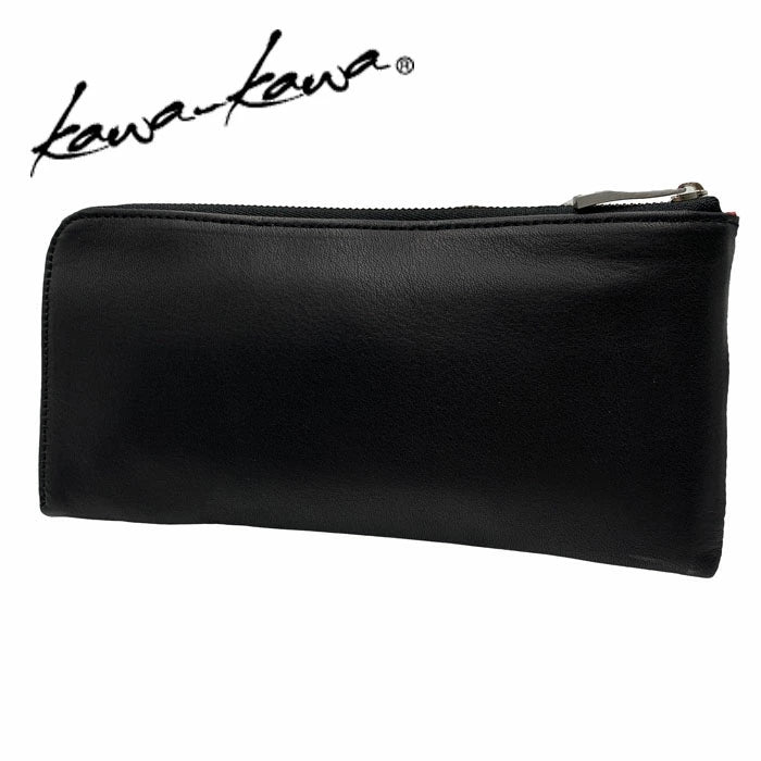 kawa-kawa カワカワ 【L字ファスナー長財布】スーパーソフトBK1100