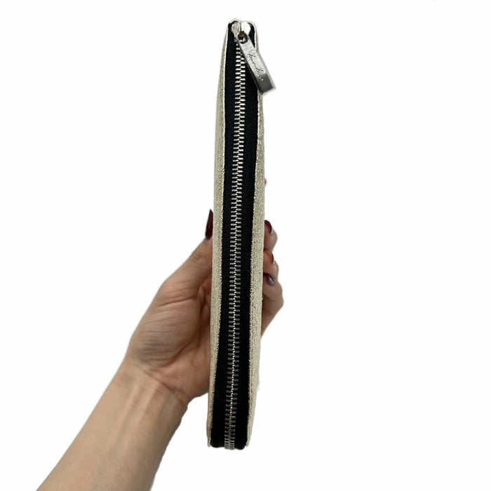 kawa-kawa カワカワ 【L字ファスナー長財布】ゴールドDOLD箔加工 1262GD