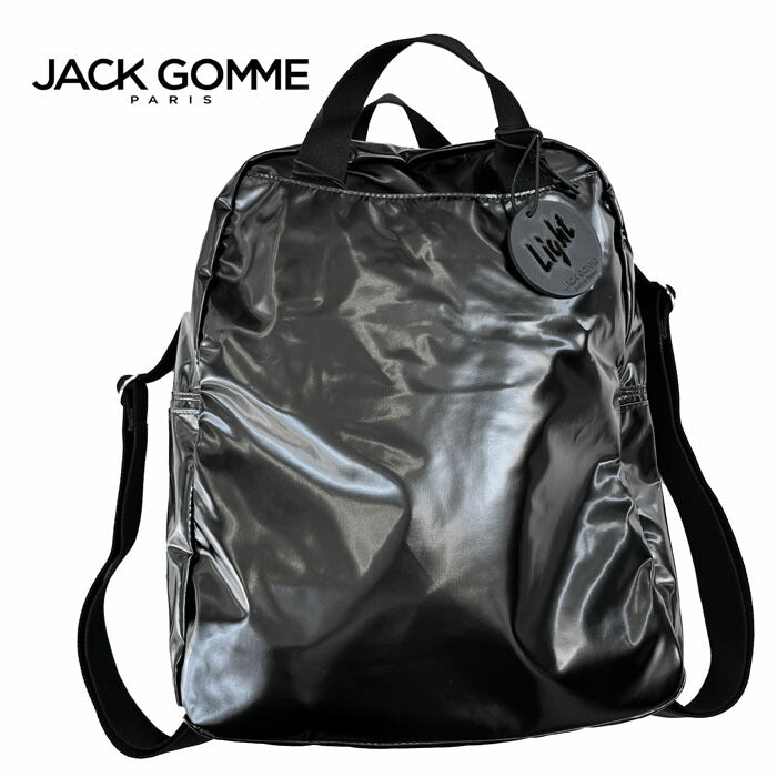 Jack Gomme ジャックゴム 【LAMI】 LIGHT Vegan 2024SSVer. リュック バックパック NOIR BLACK