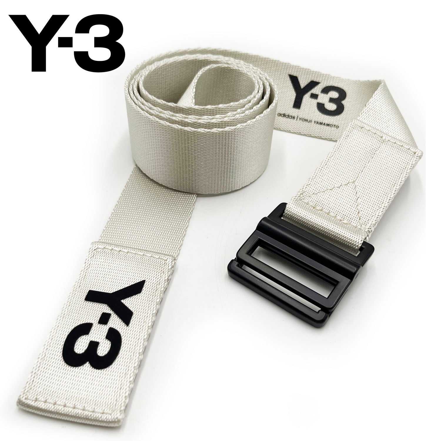 Y-3 ワイスリー CL L BELT ベルト H63102 TALC
