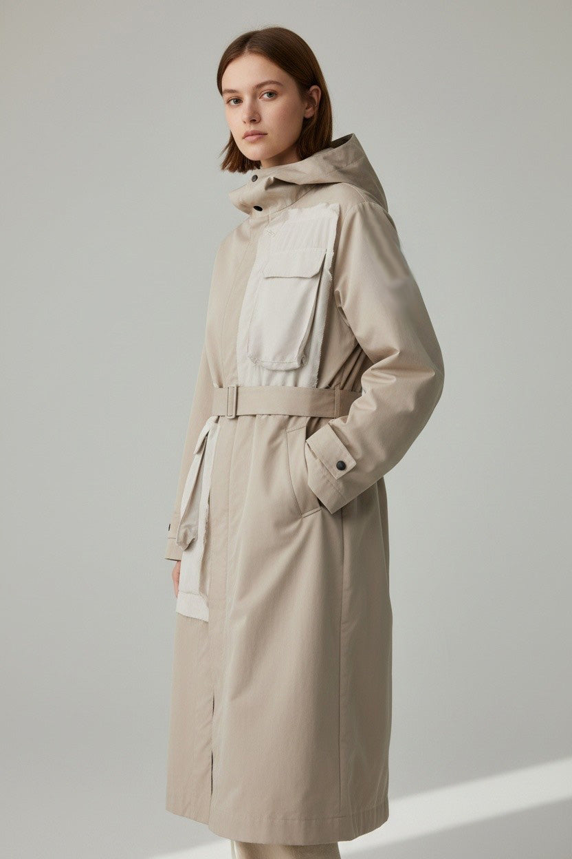 Y-3 HOODED TRENCHCOAT PARKA / Y-3 フーデッド トレンチ コート KS5029