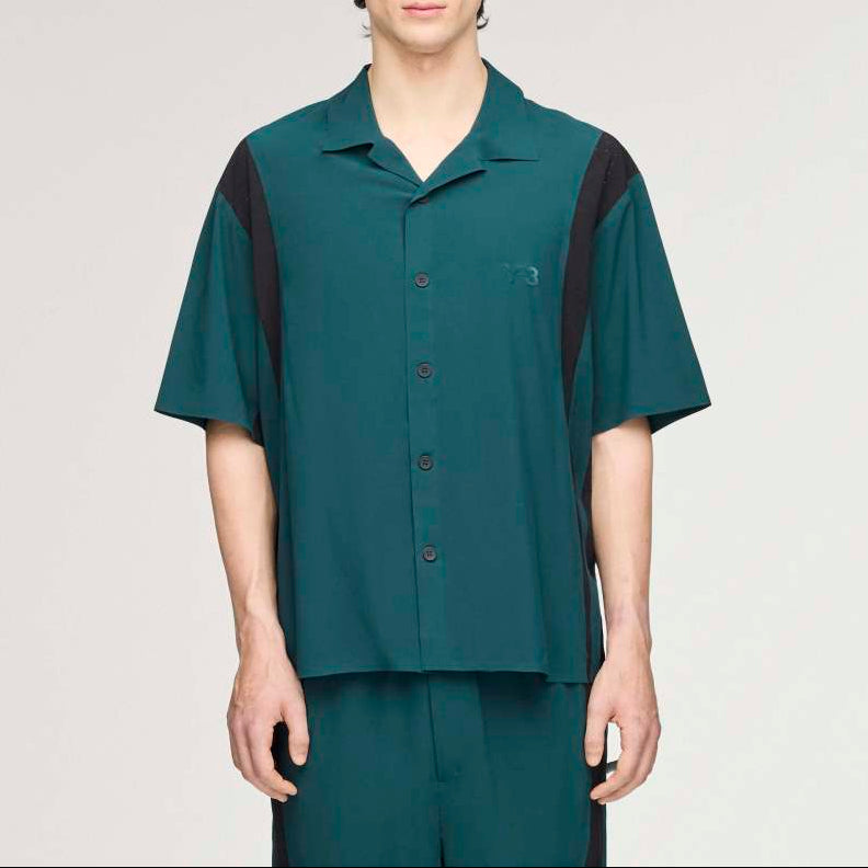 Y-3 ULTRALIGHT WOVEN SHIRT / Y-3 ウルトラライト ウーブン シャツ KF6044 : BLACK　KS2645 : AURORA IVY