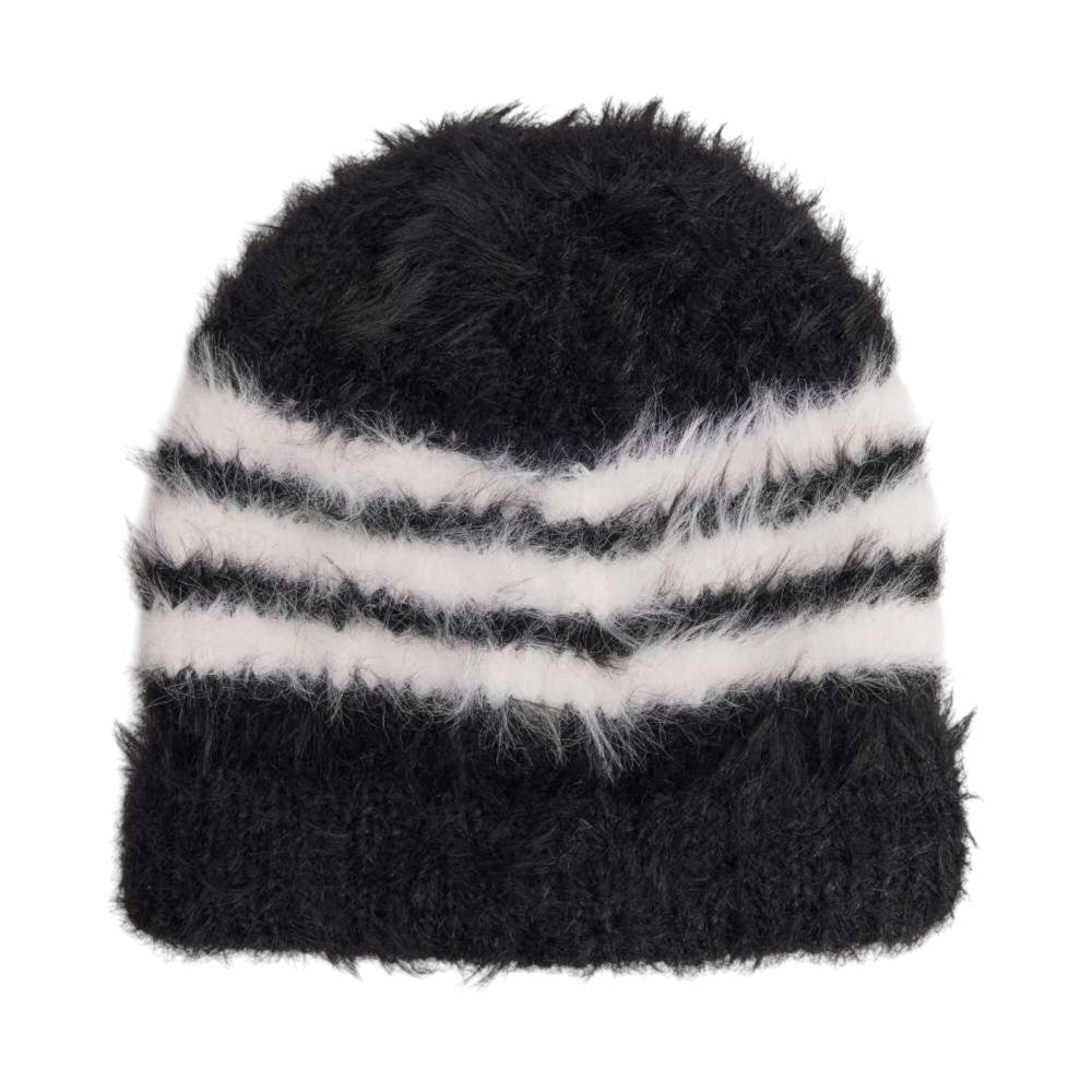 Y-3 STRIPES BEANIE / Y-3 ストライプス ビーニー KY3727 : BLACK/CREAM WHITE