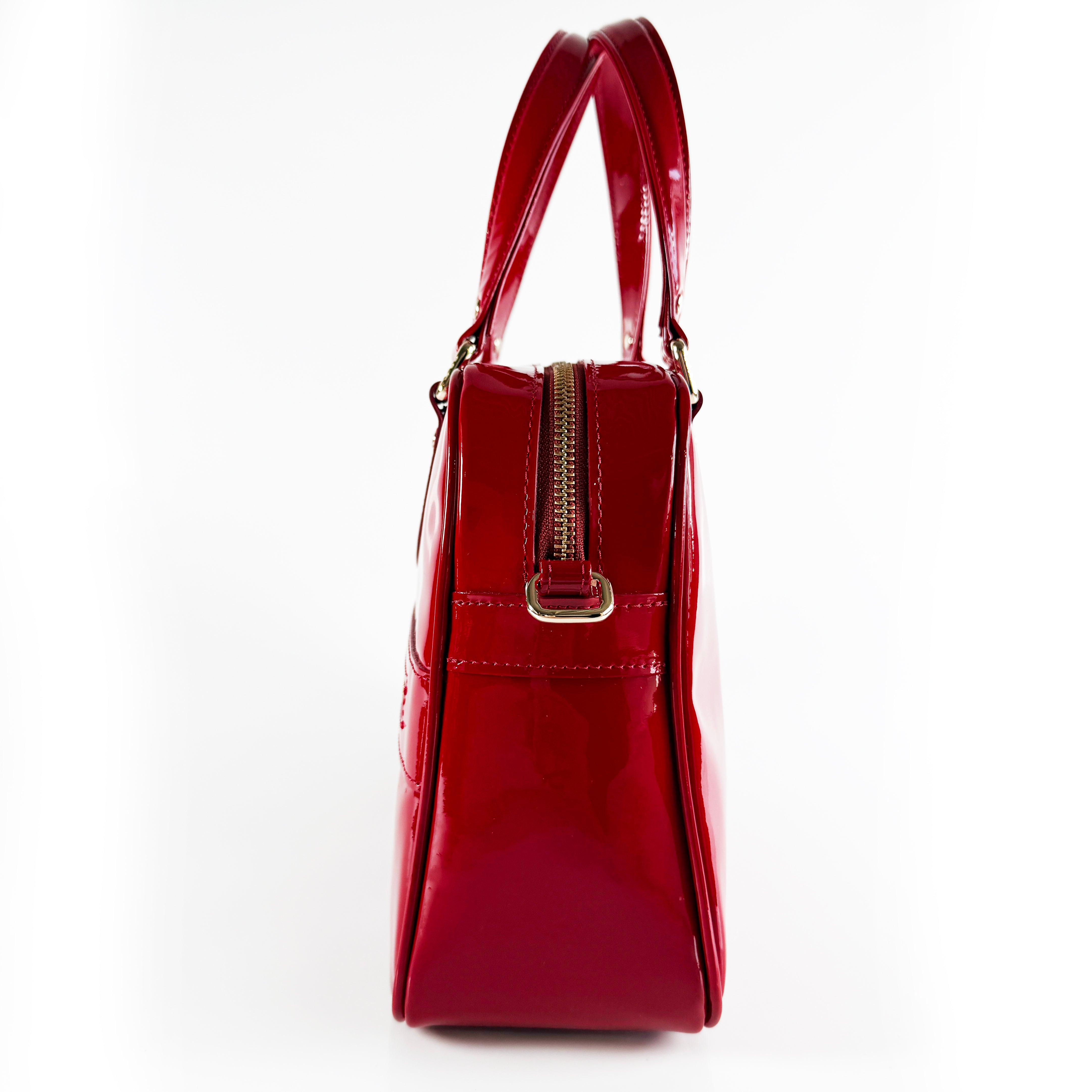 Jacques Le Corre ジャックルコー 【LISBON】 リスボン MINI 2way バッグ　エナメル　RED