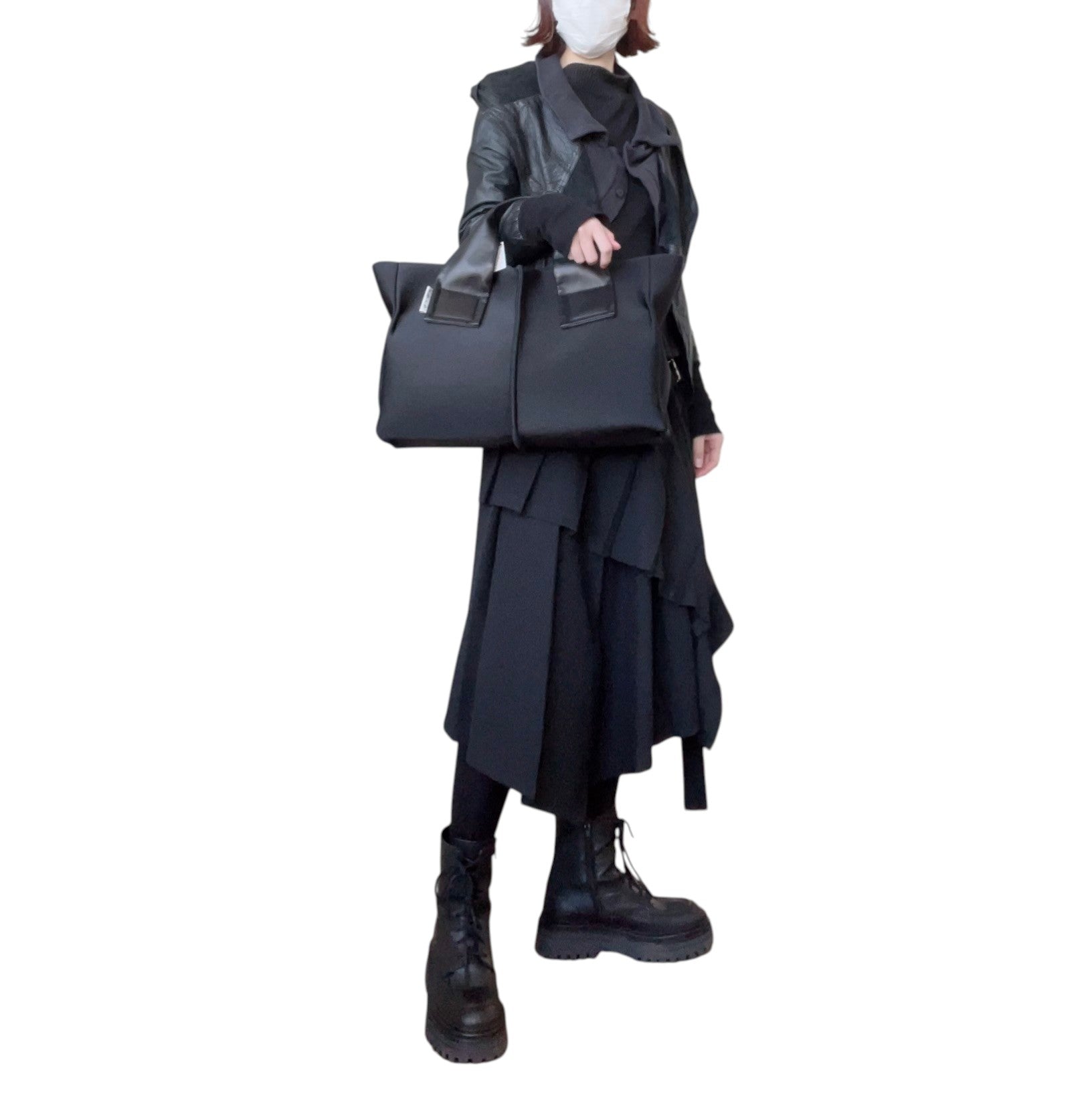【wet】トートバッグMサイズ 153BK