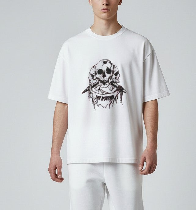 【Y's for men × MASSES】COTTON SINGLE PRINT ROUND NECK SHORT SLEEVE T MK-T71-990-1-04