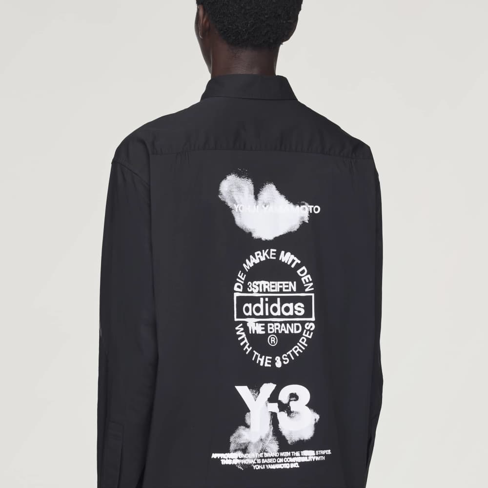 Y-3 GRAPHIC SHIRT　KD2442 : BLACK