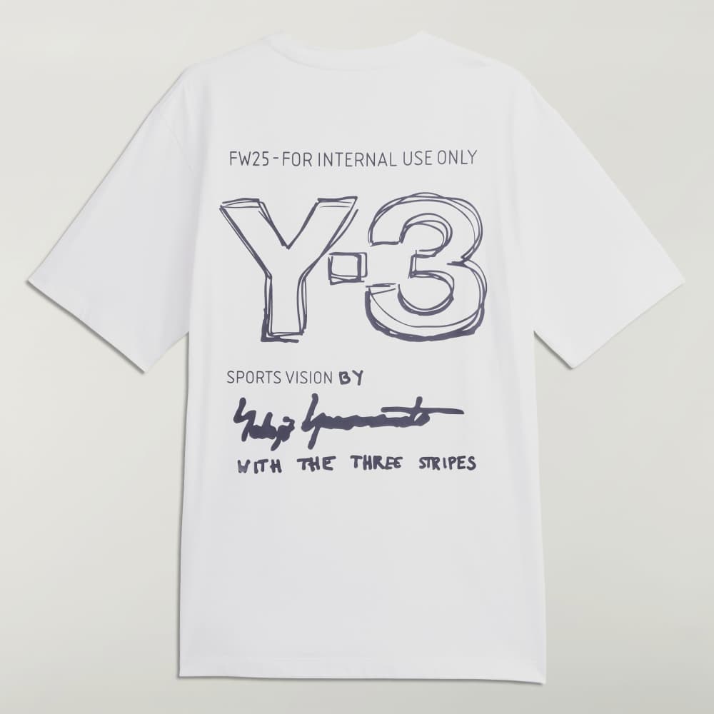 Y-3 SHORT SLEEVE TEE