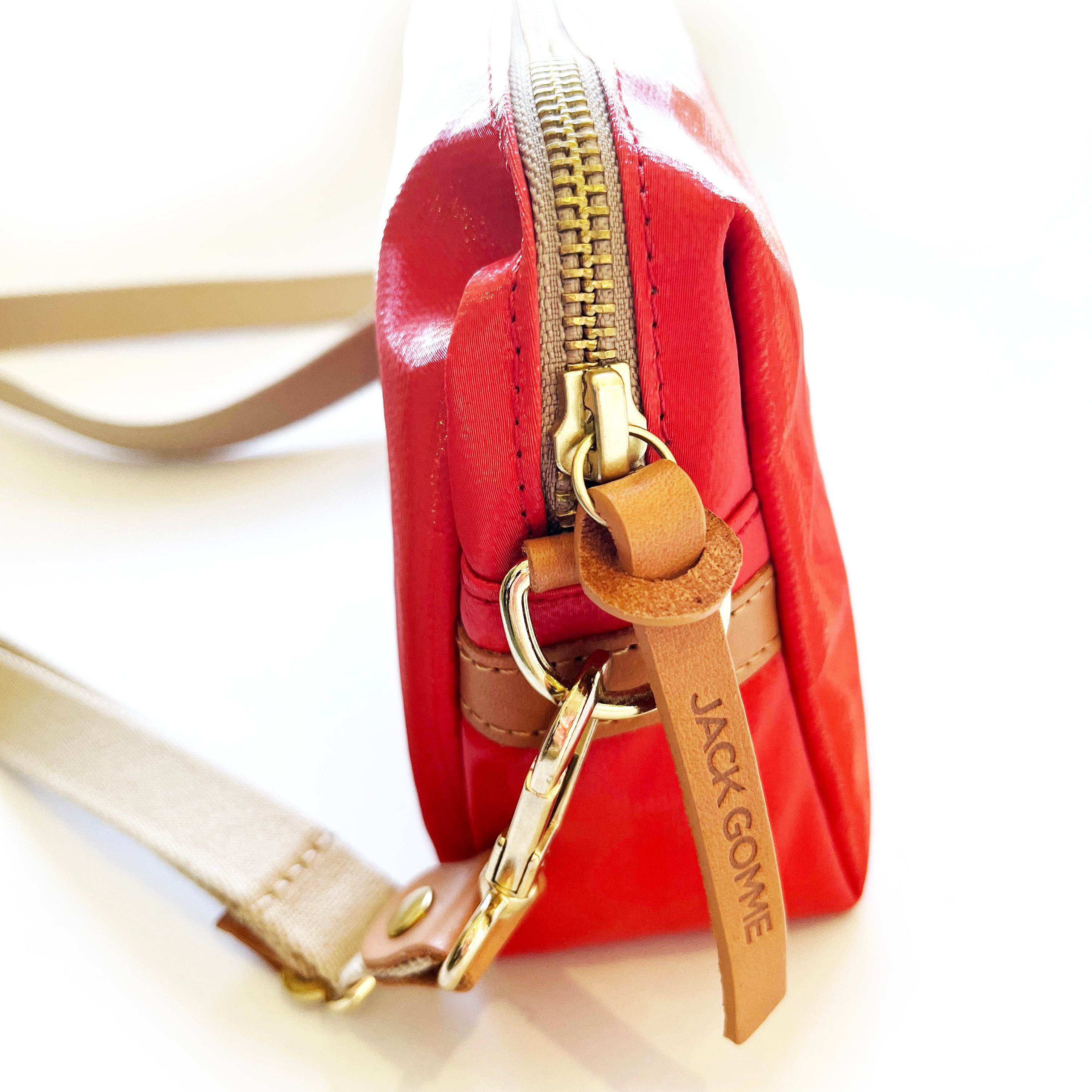 Jack Gomme ジャック・ゴム 【MINI】 ATELIER LIN ショルダーバッグ TOMATO