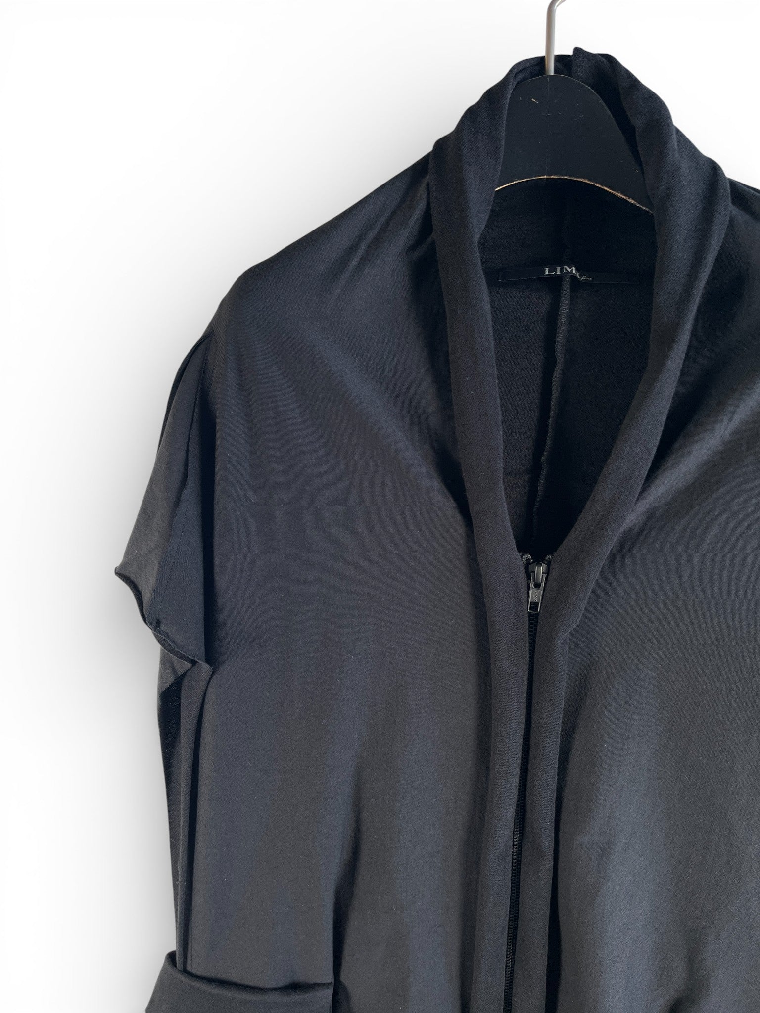 LIMI feu COTTON FRENCH TERRY DRAPE DETAIL DRESS ドレープワンピース　LK-T63-046-1-02