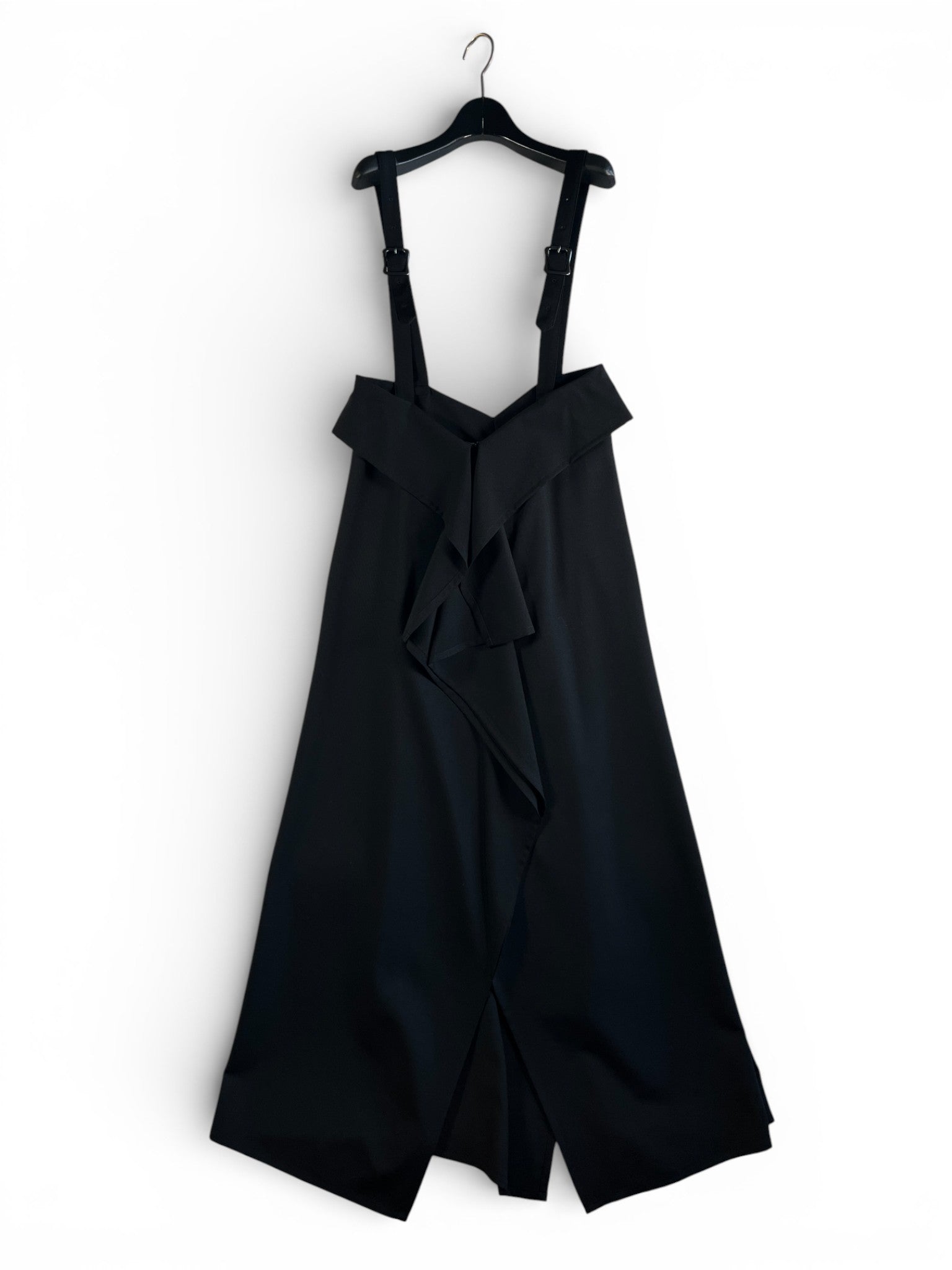 LIMI feu WOOL GABARDINE SQUARED SUSPENDER SKIRT サスペンダースカートLA-S53-111-1-02