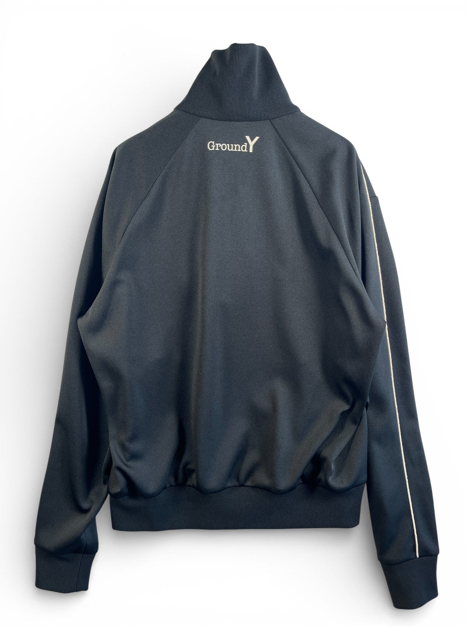 Ground Y POLYESTER SMOOTH SPLIT RAGLAN TRACK JACKET ラグランジャケット　GQ-J04-900-2-03
