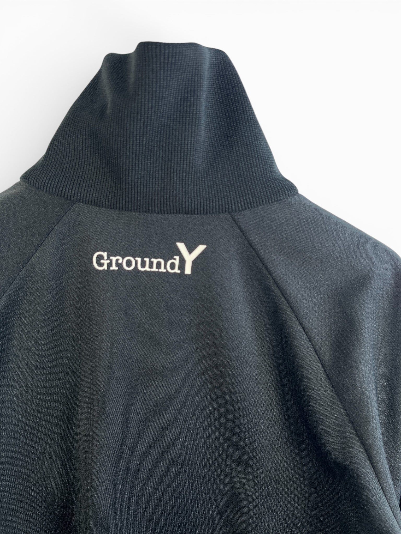 Ground Y POLYESTER SMOOTH SPLIT RAGLAN TRACK JACKET ラグランジャケット　GQ-J04-900-2-03