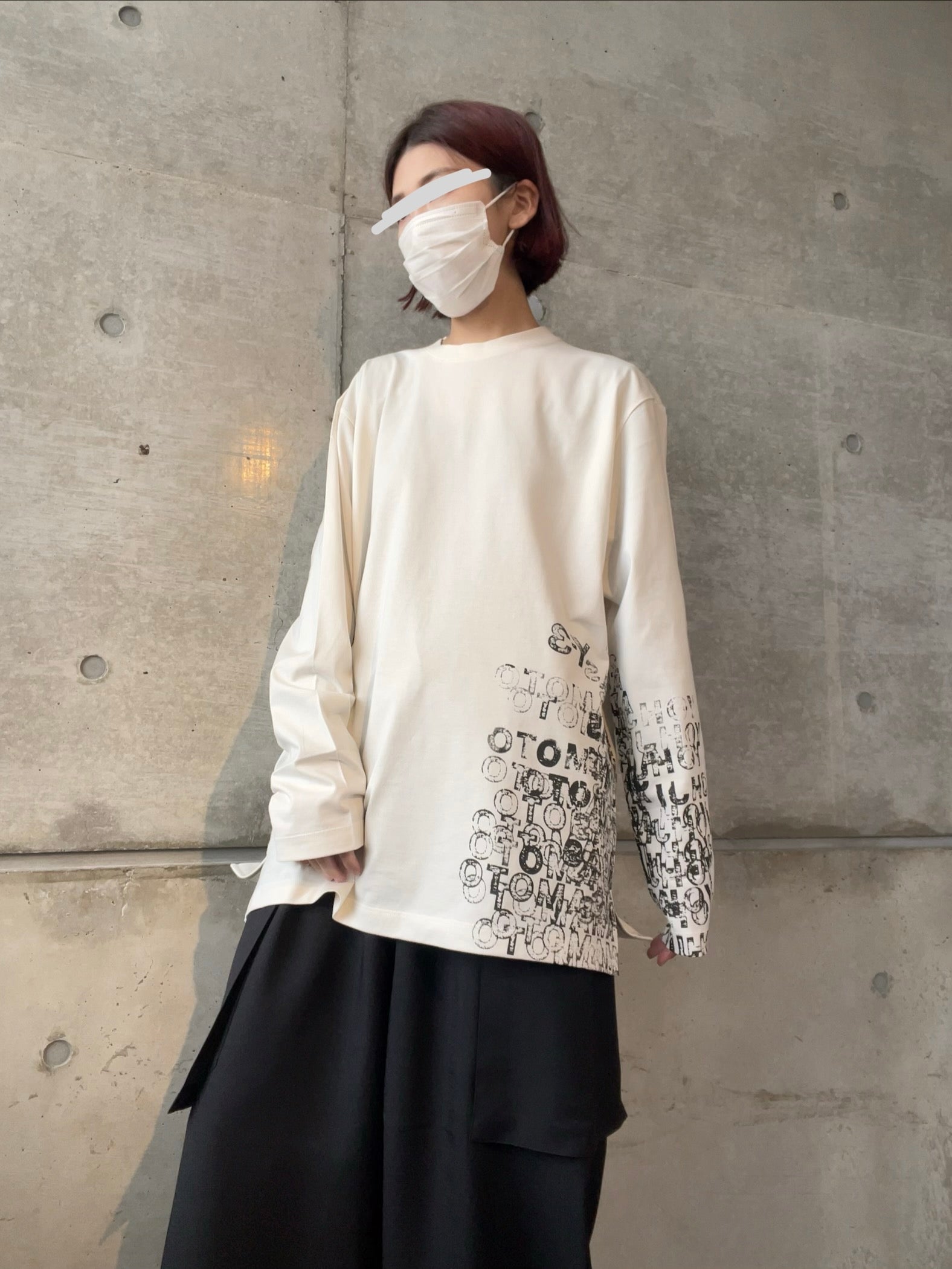 Y-3 GFX LONG SLEEVE TEE