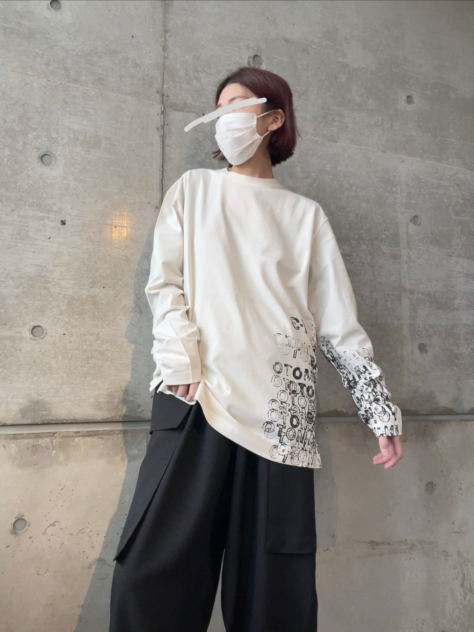 Y-3 GFX LONG SLEEVE TEE