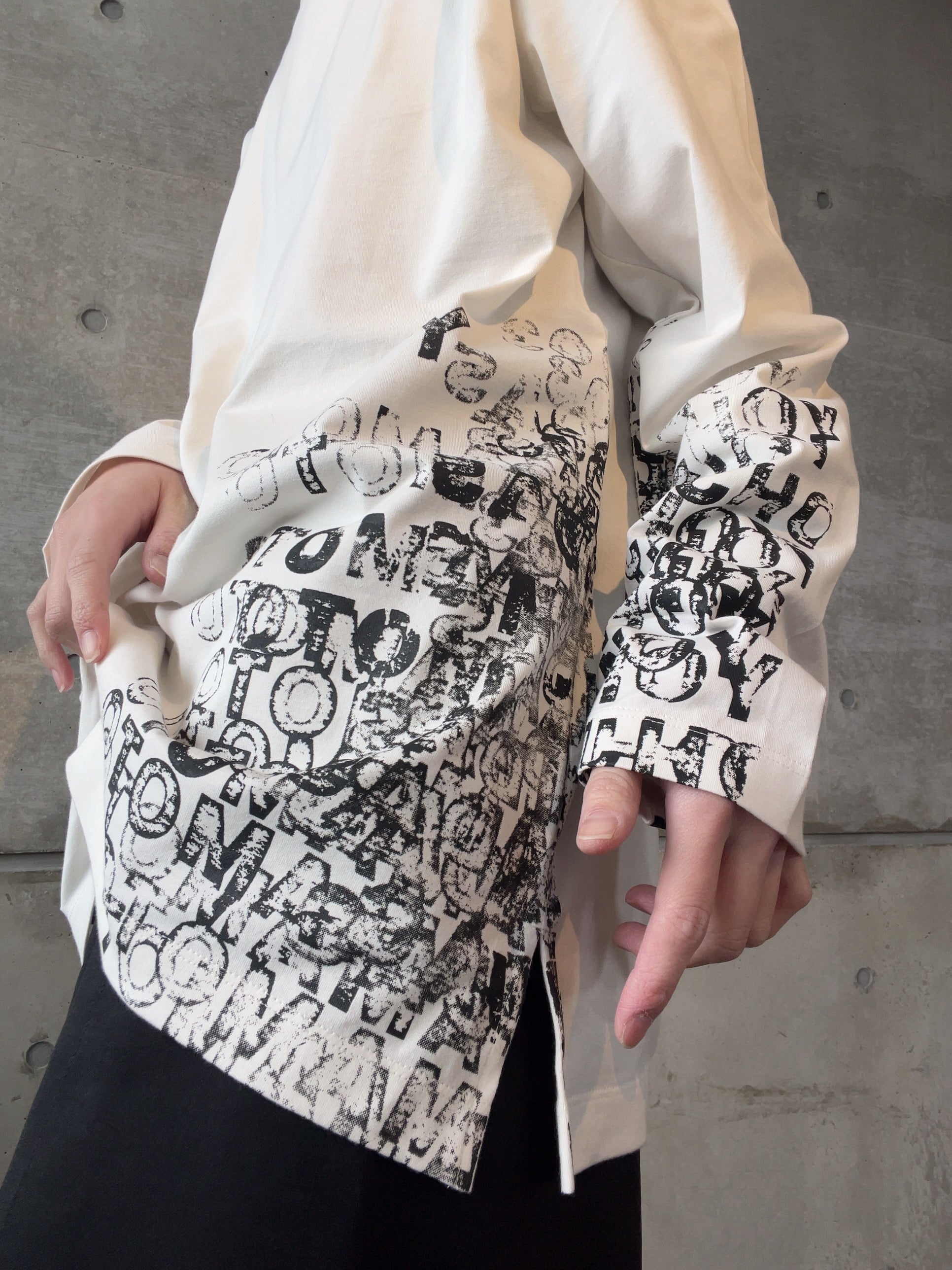 Y-3 GFX LONG SLEEVE TEE