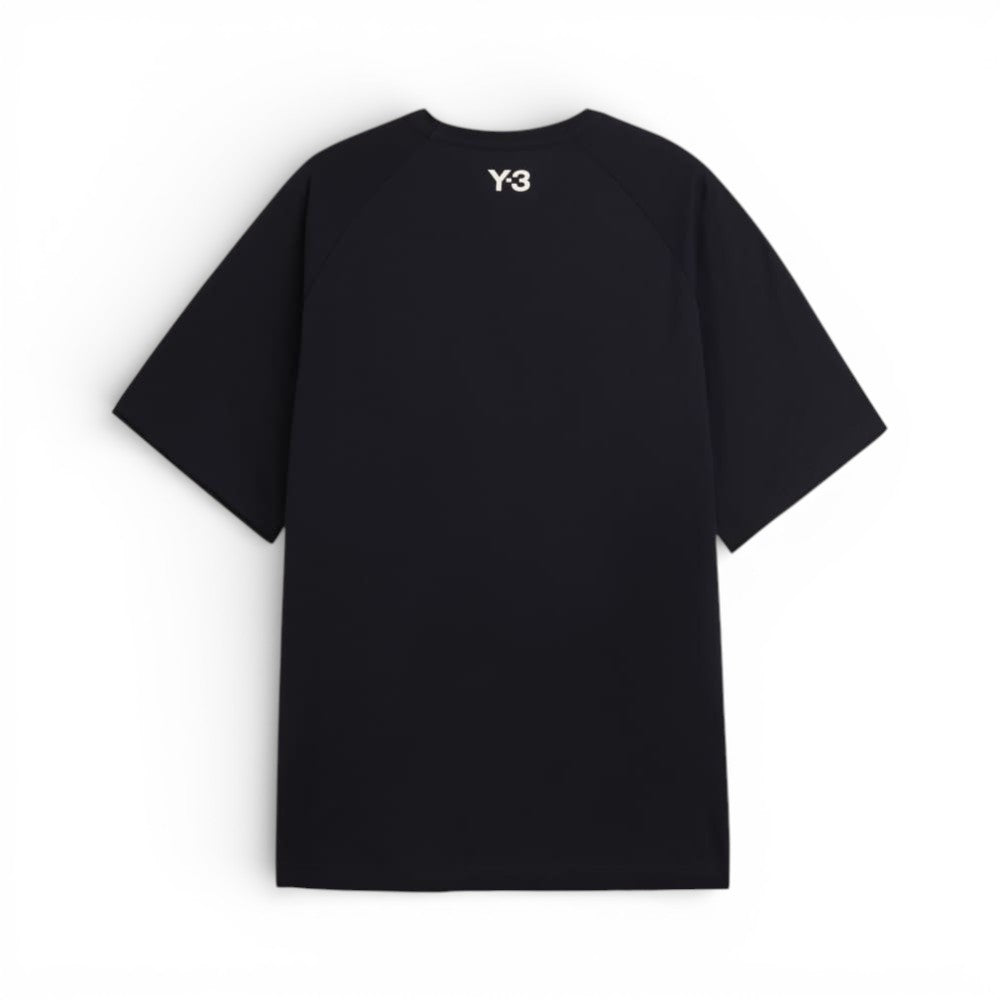 Y-3 RAW EDGE 3 STRIPES SHORT SLEEVE TEE