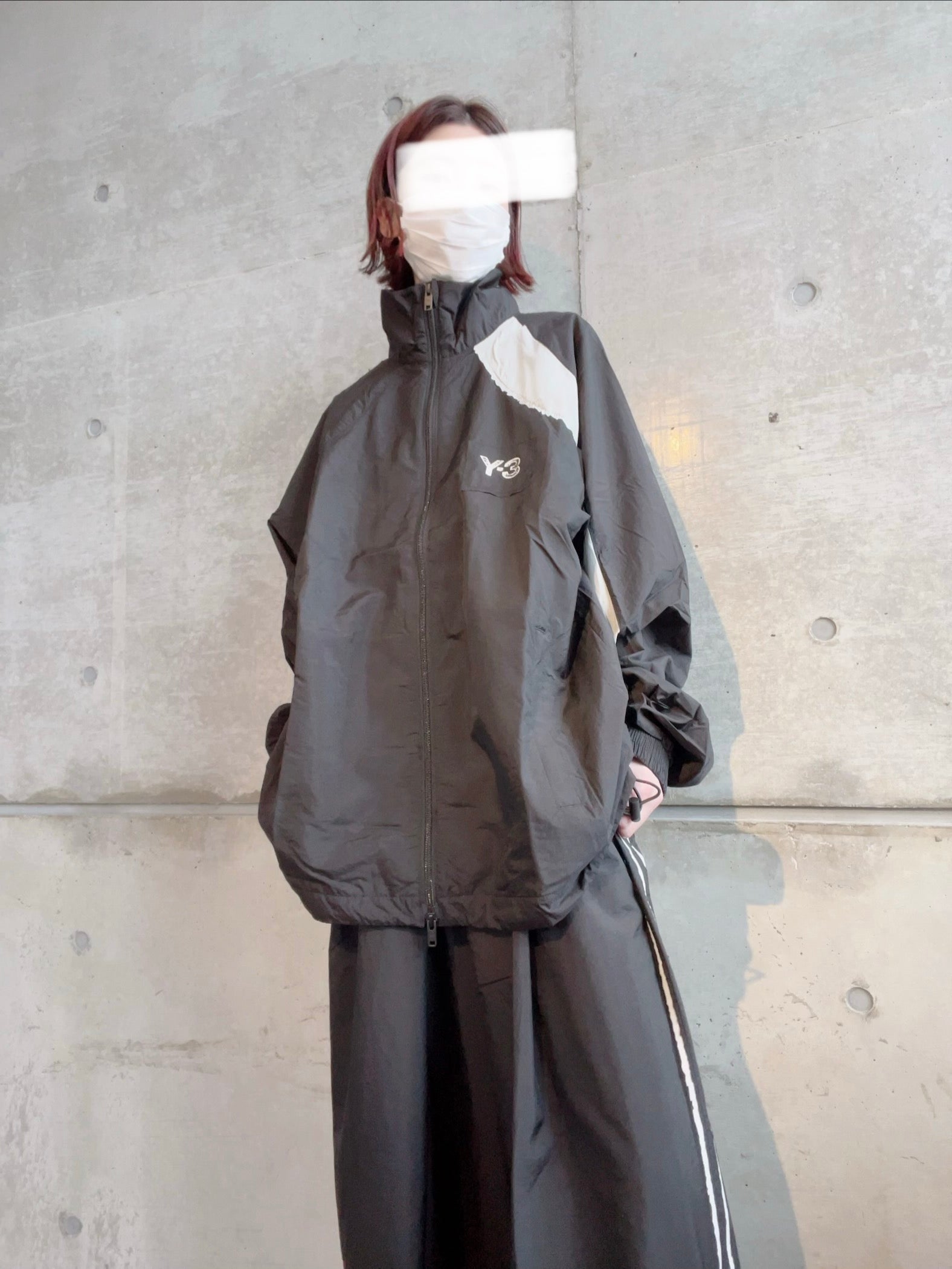 Y-3 RAW EDGE 3 STRIPES NYLON SHELL JACKETローエッジナイロンシェルジャケットKF6027