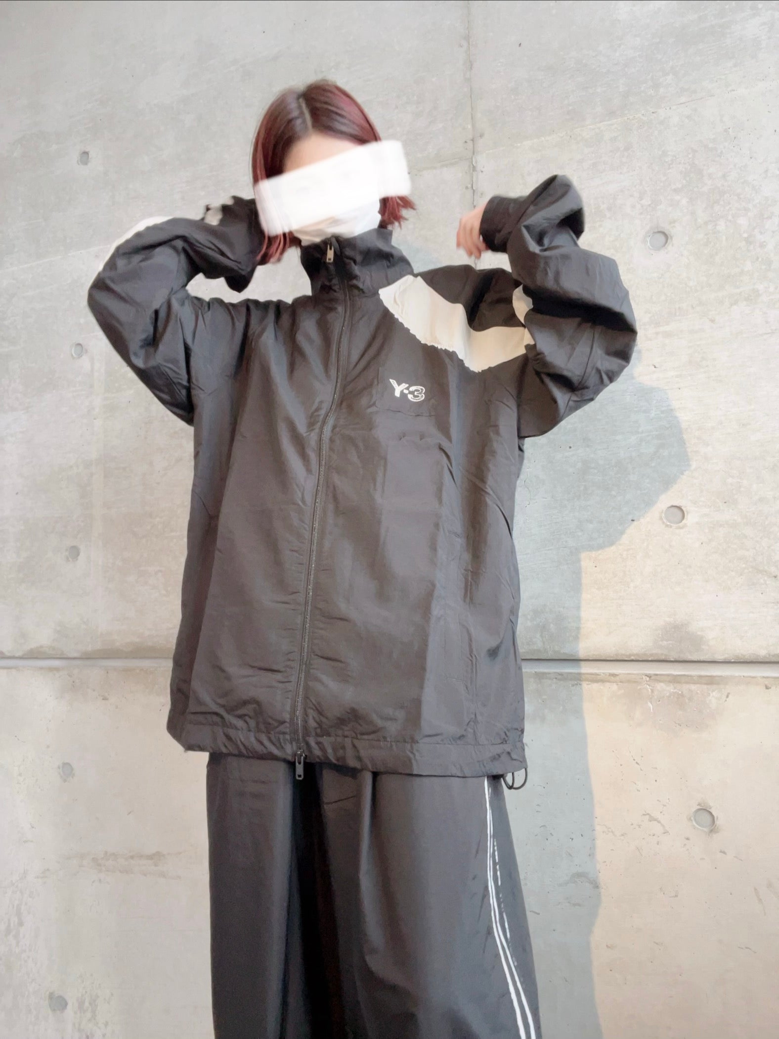 Y-3 RAW EDGE 3 STRIPES NYLON SHELL JACKETローエッジナイロンシェルジャケットKF6027