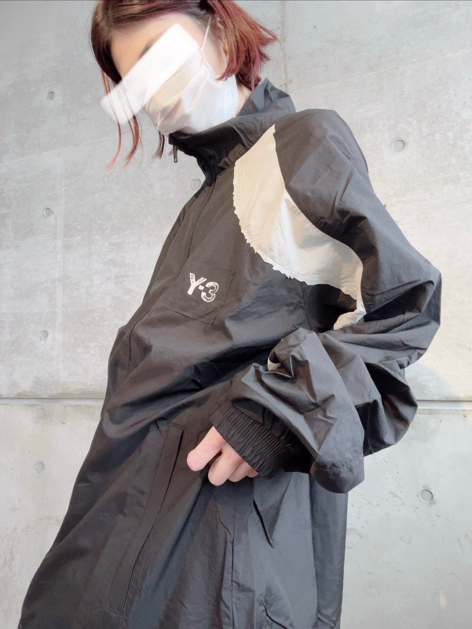 Y-3 RAW EDGE 3 STRIPES NYLON SHELL JACKETローエッジナイロンシェルジャケットKF6027